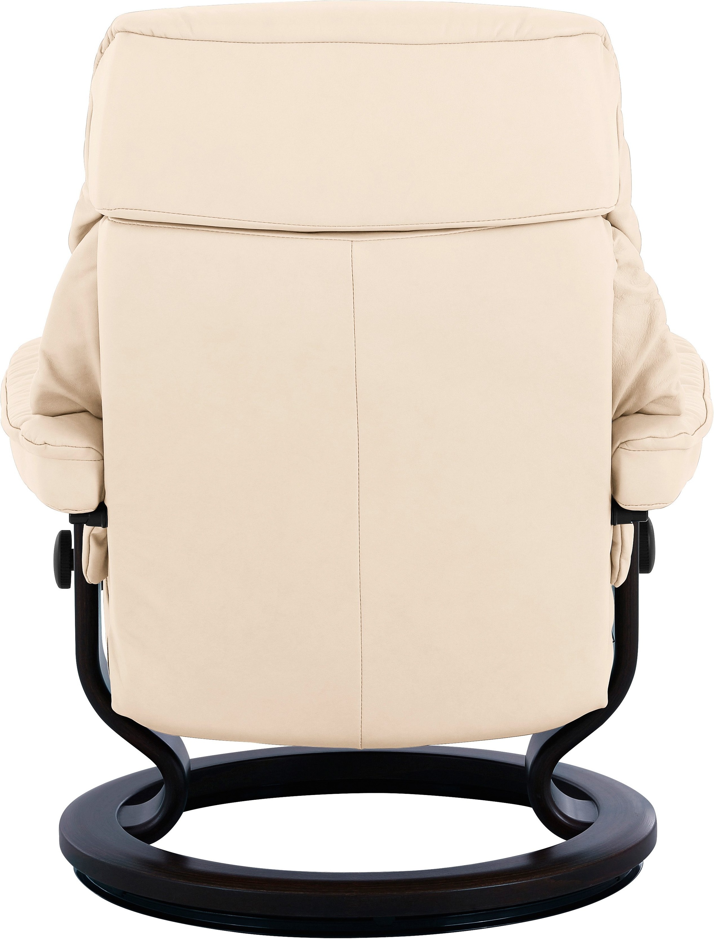 Stressless® Relaxsessel »Ruby«, (Set, Relaxsessel mit Hocker), mit Classic Base, Größe M, Gestell Eiche, Wenge, Braun & Schwarz