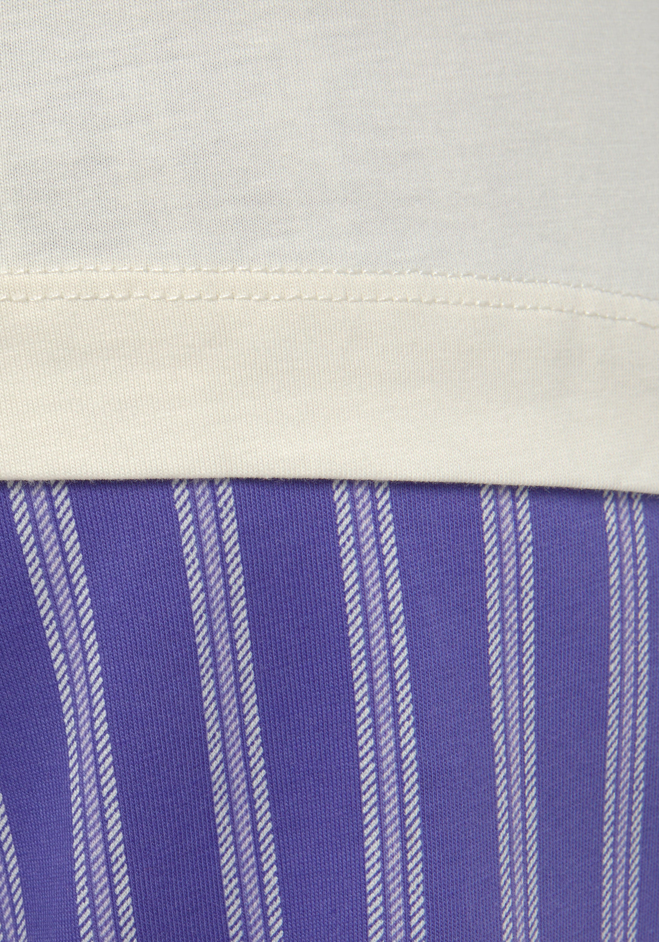 Vivance Dreams Pyjama 2-teilig, 2 tlg. mit zartem Streifenmuster