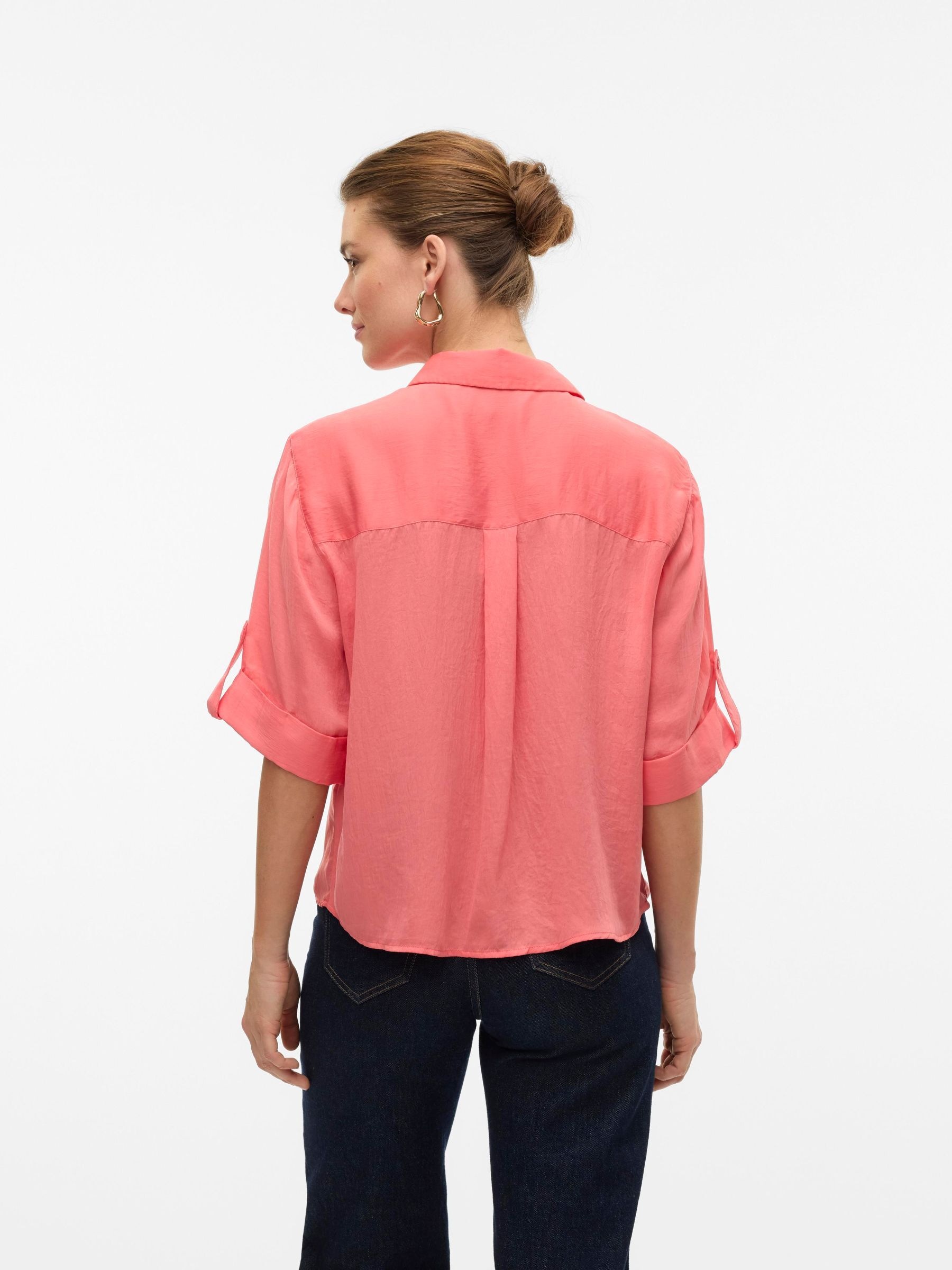 Vero Moda Kurzarmbluse »VMFABIANA 3/4 SHIRT VMA NOOS«