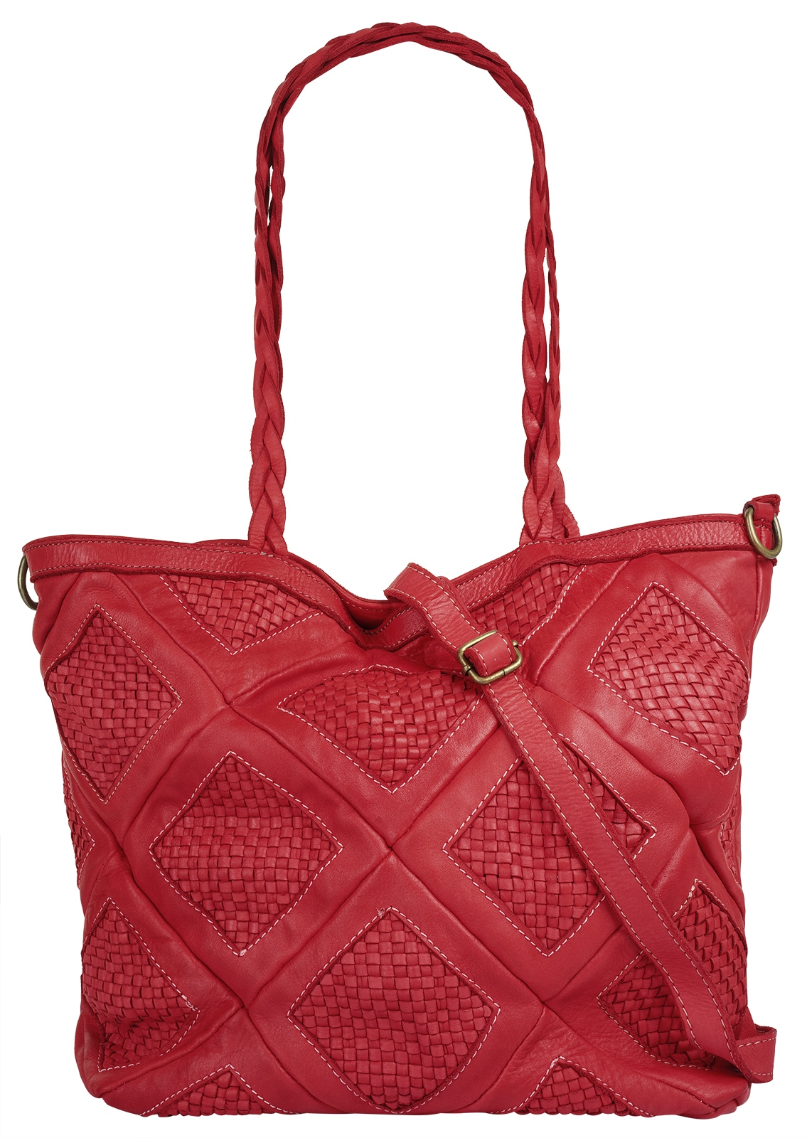 Samantha Look Shopper "SAMANTHA LOOK Damen echt Leder, Made in Italy" echt Leder, Made in Italy