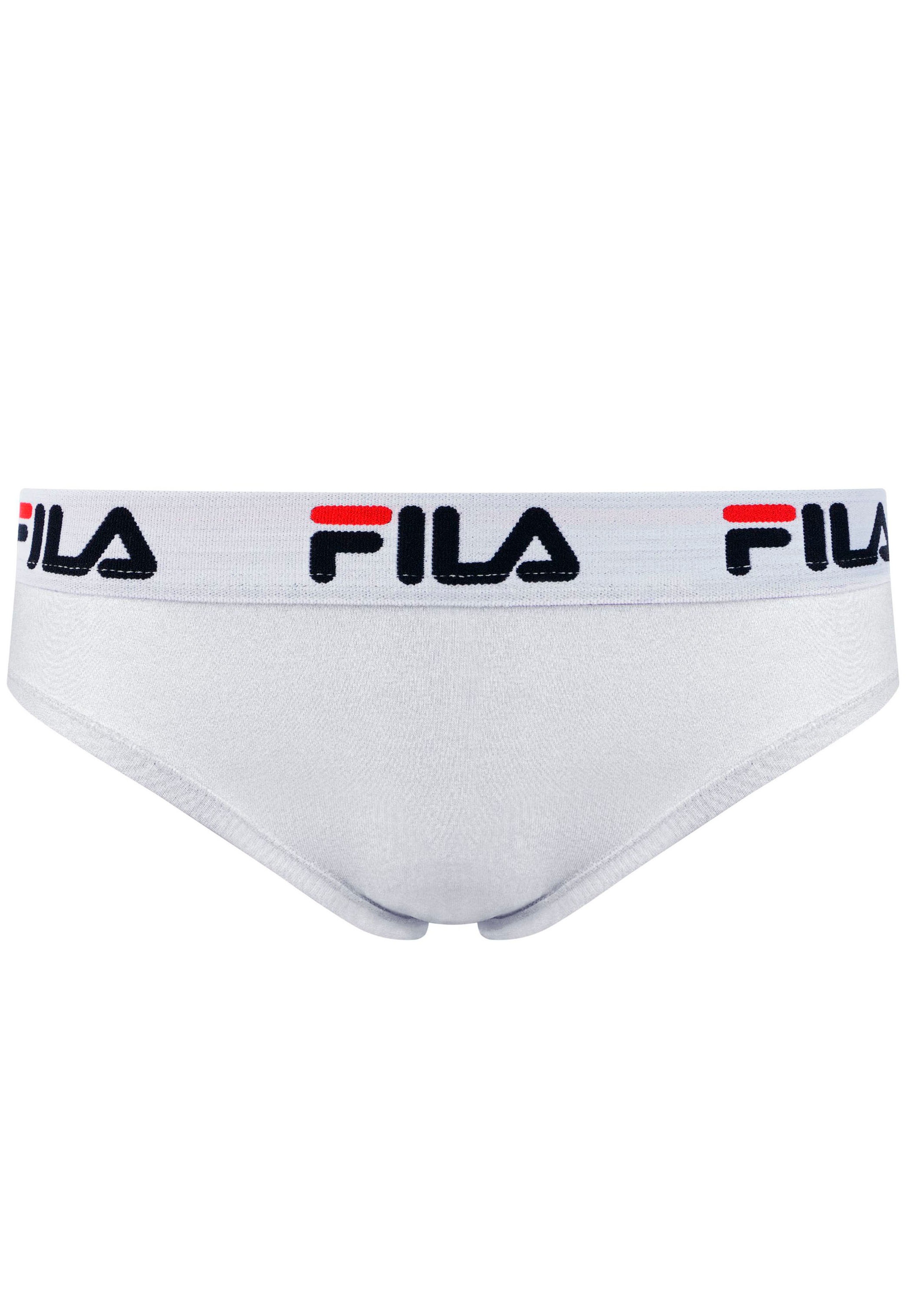 Fila Brasilslip »WOMAN BRAZILIAN SLIP«, (3er Pack), elastischer Logobund