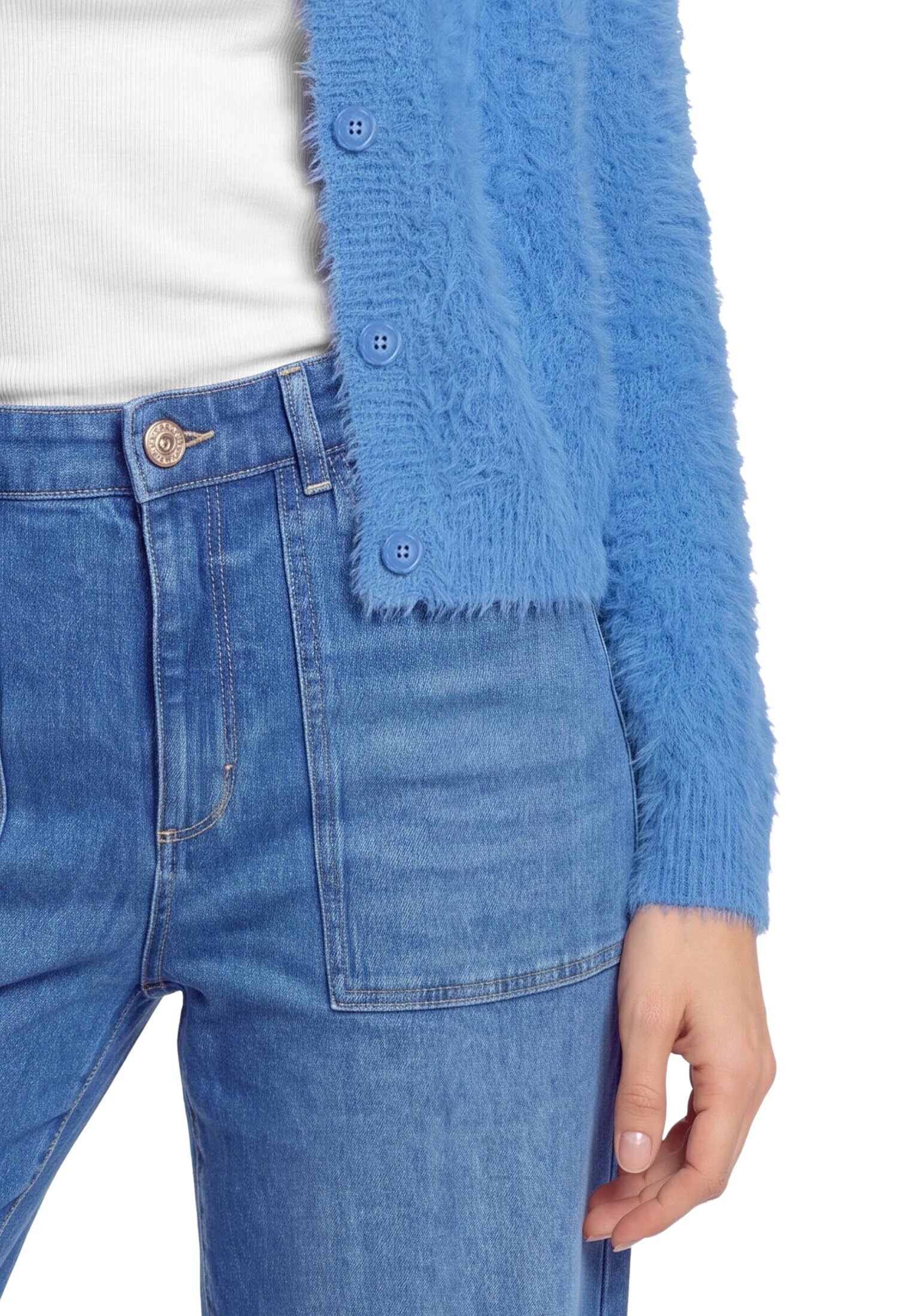Betty&Co Cardigan »Strick-Cardigan mit Effektgarn«