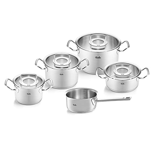 Original Profi Collection Topf-Set mit Glasdeckeln und Schmortopf 5 El.