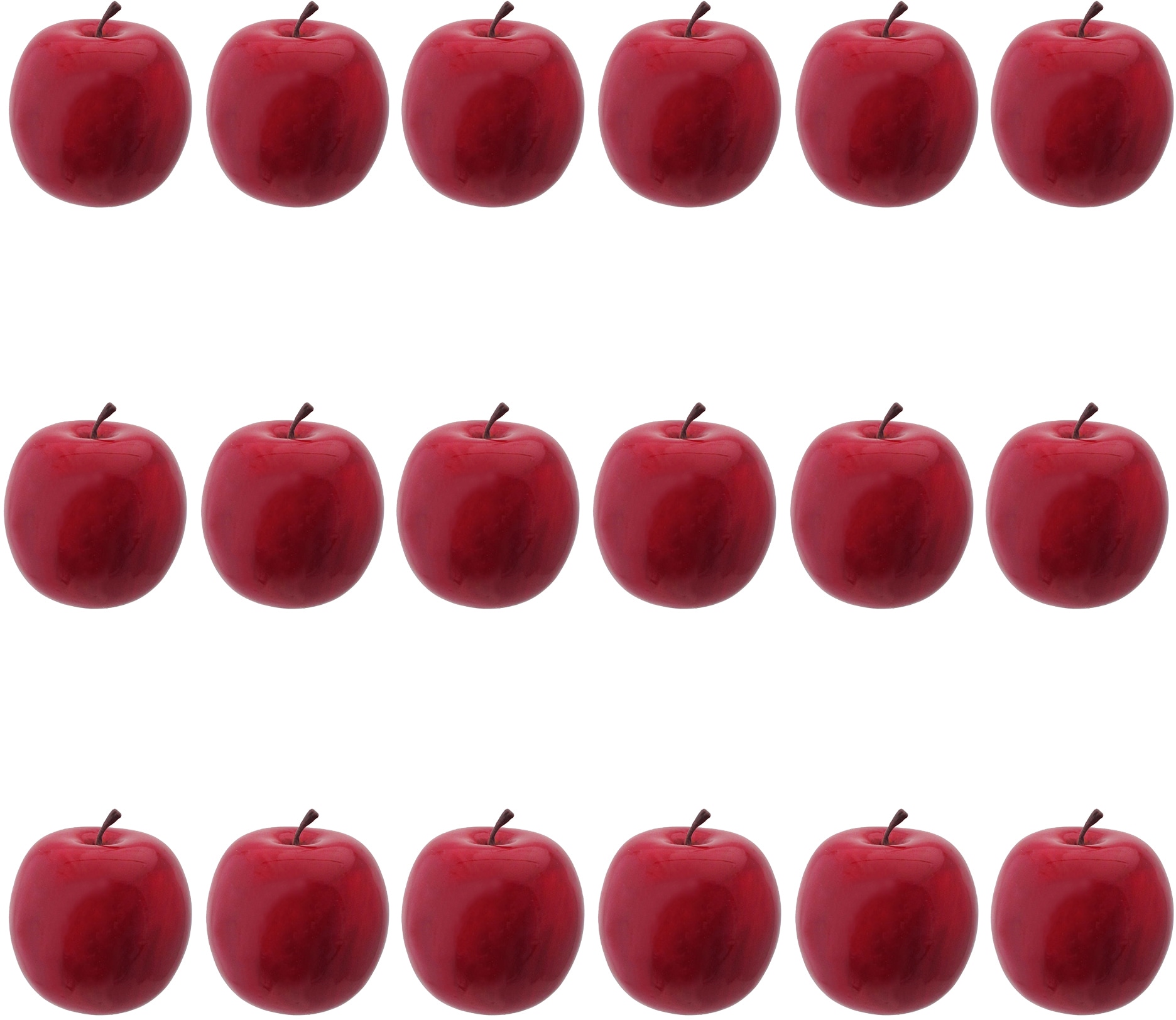 Creativ deco Dekokugel »Weihnachtsdeko rot«, Apfel, Ø ca. 6,5 cm auf  Rechnung bestellen | Dekofiguren