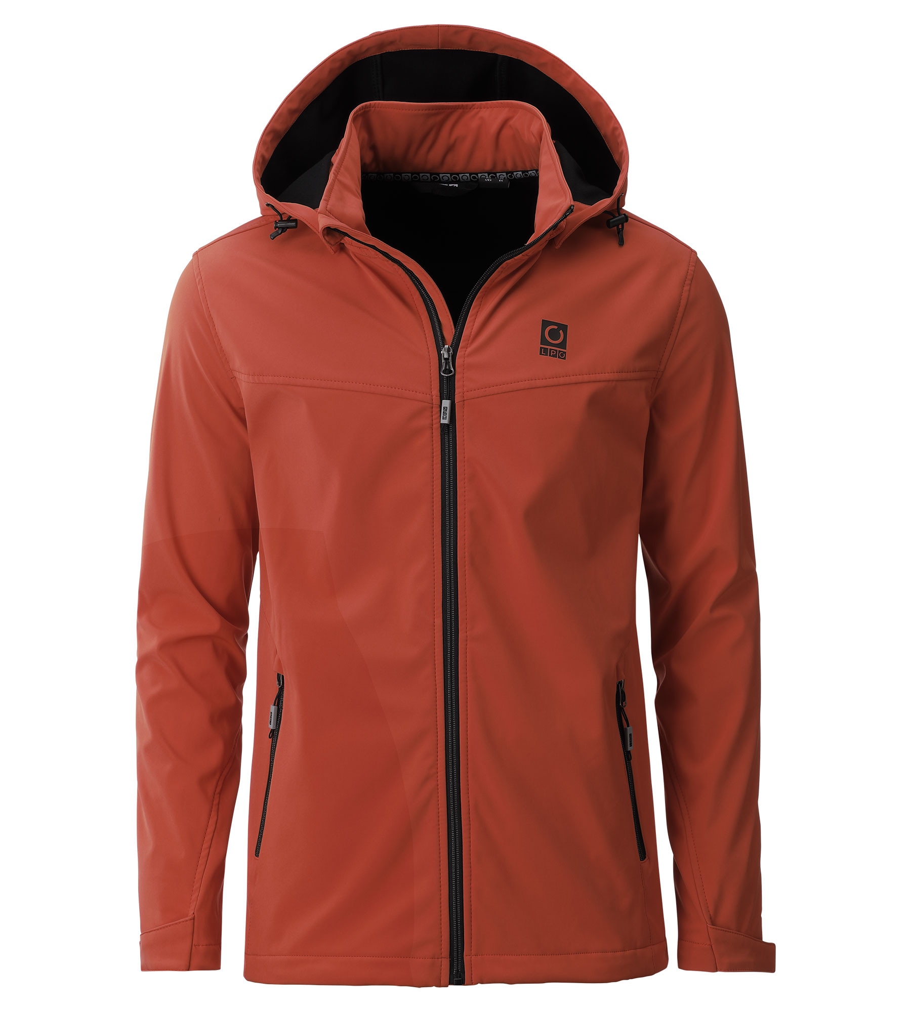 LPO Softshelljacke »Softshelljacke Melvin« abnehmbare, verstellbare Kapuze