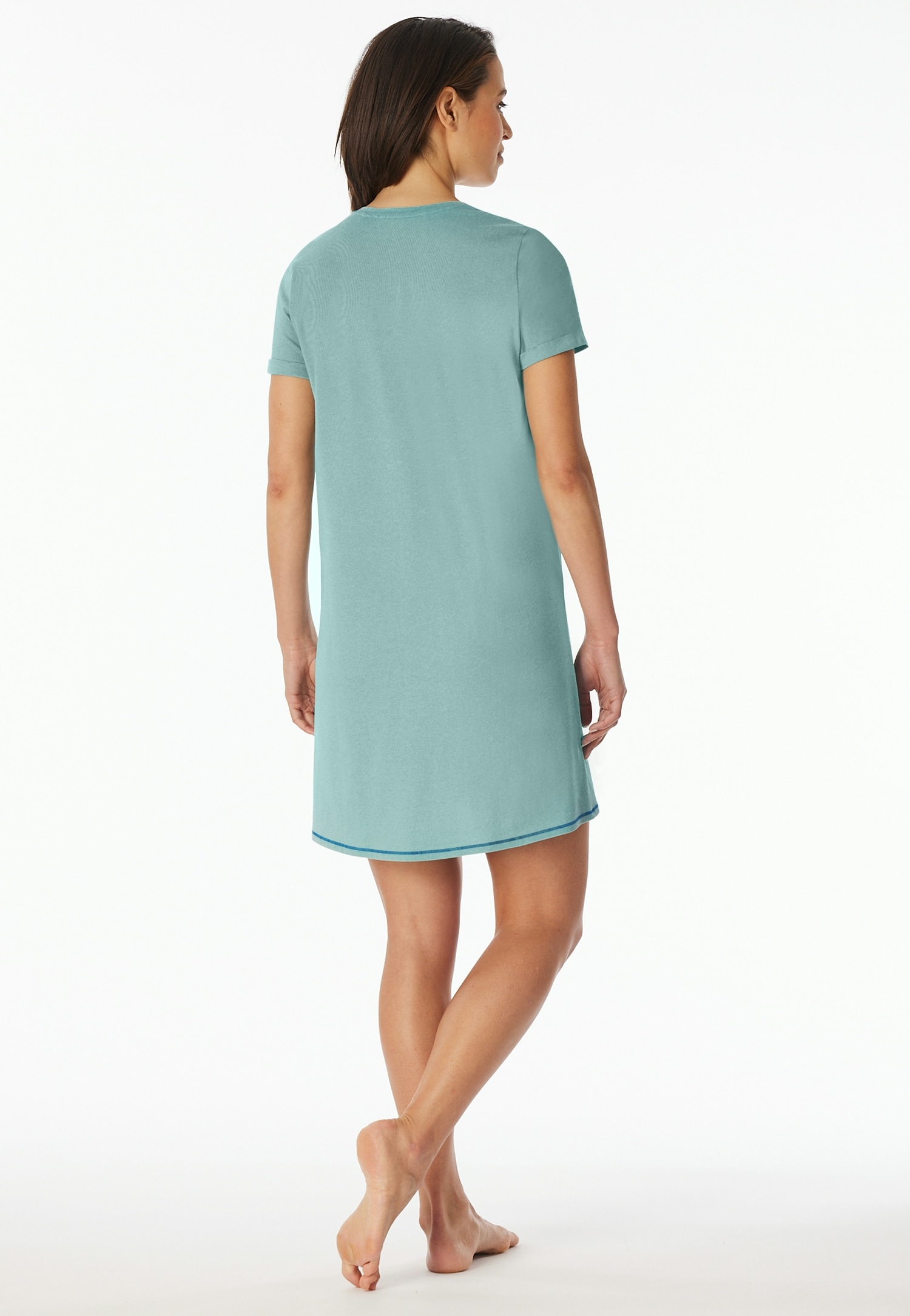 Schiesser Nachthemd »Casual Essentials«, mit Statement-Print