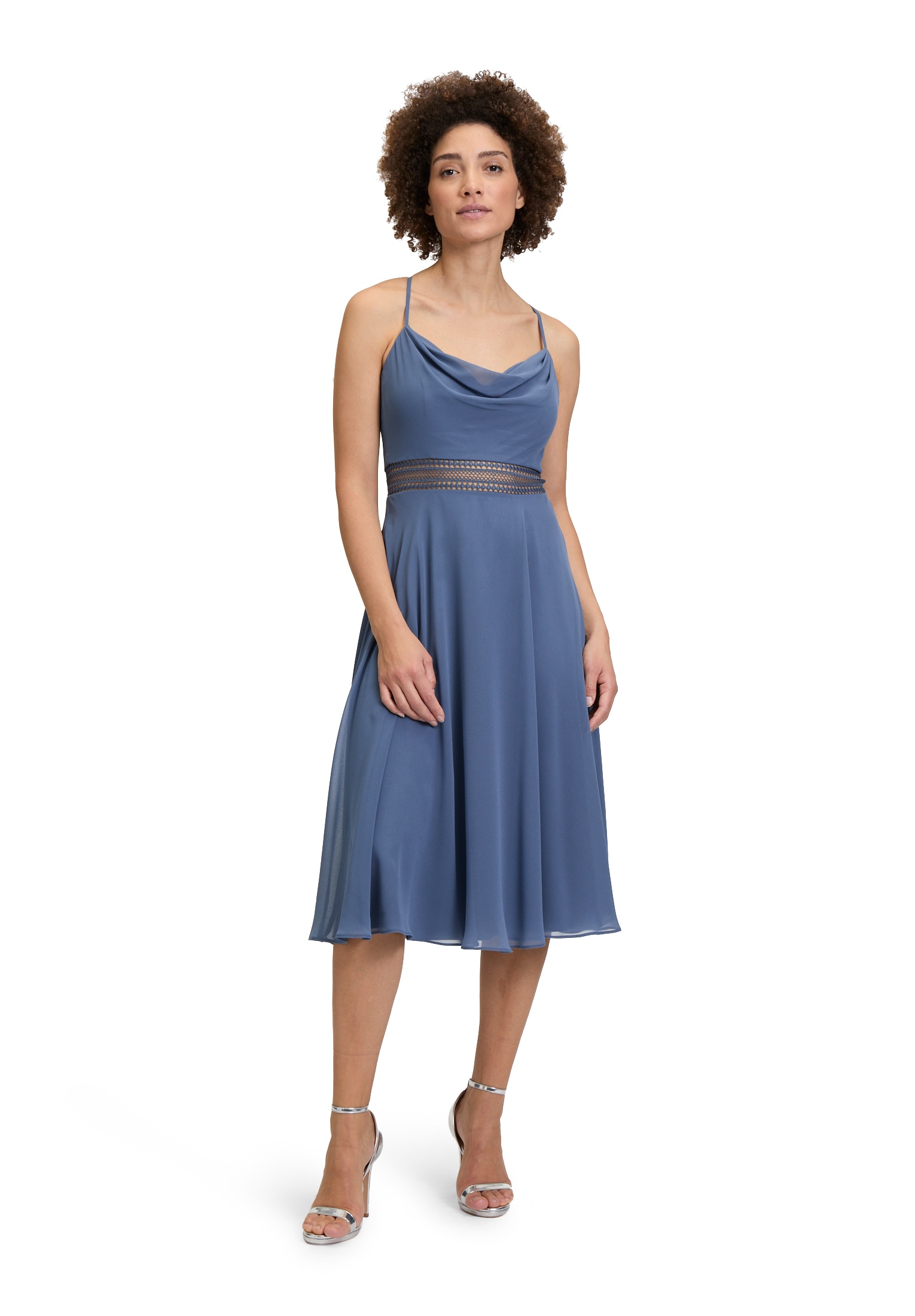 Vera Mont Cocktailkleid »Cocktailkleid mit Wasserfallausschnitt«