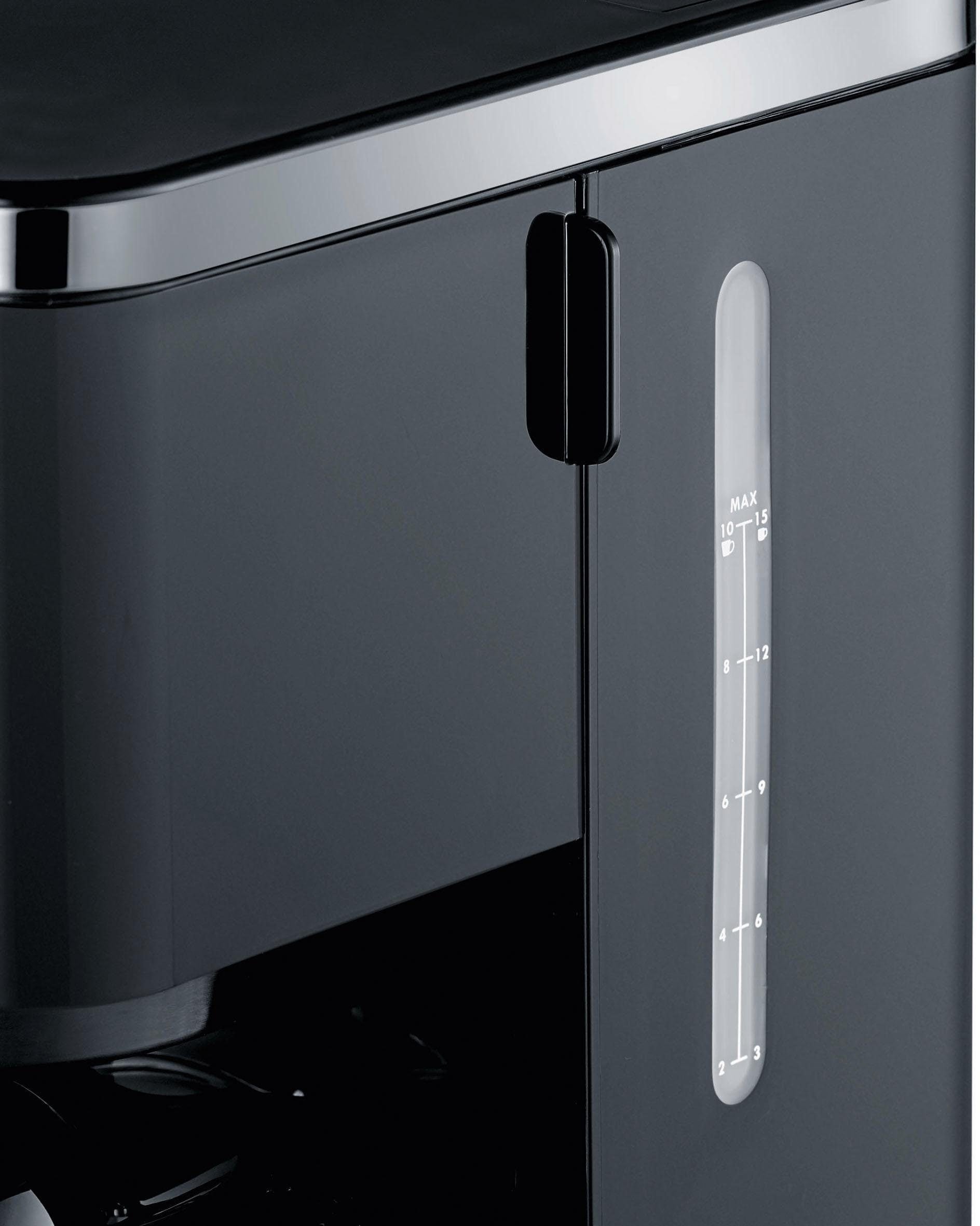 Graef Filterkaffeemaschine »FK 402« 1,25 l Kaffeekanne Korbfilter 1x4 mit Glaskanne, schwarz