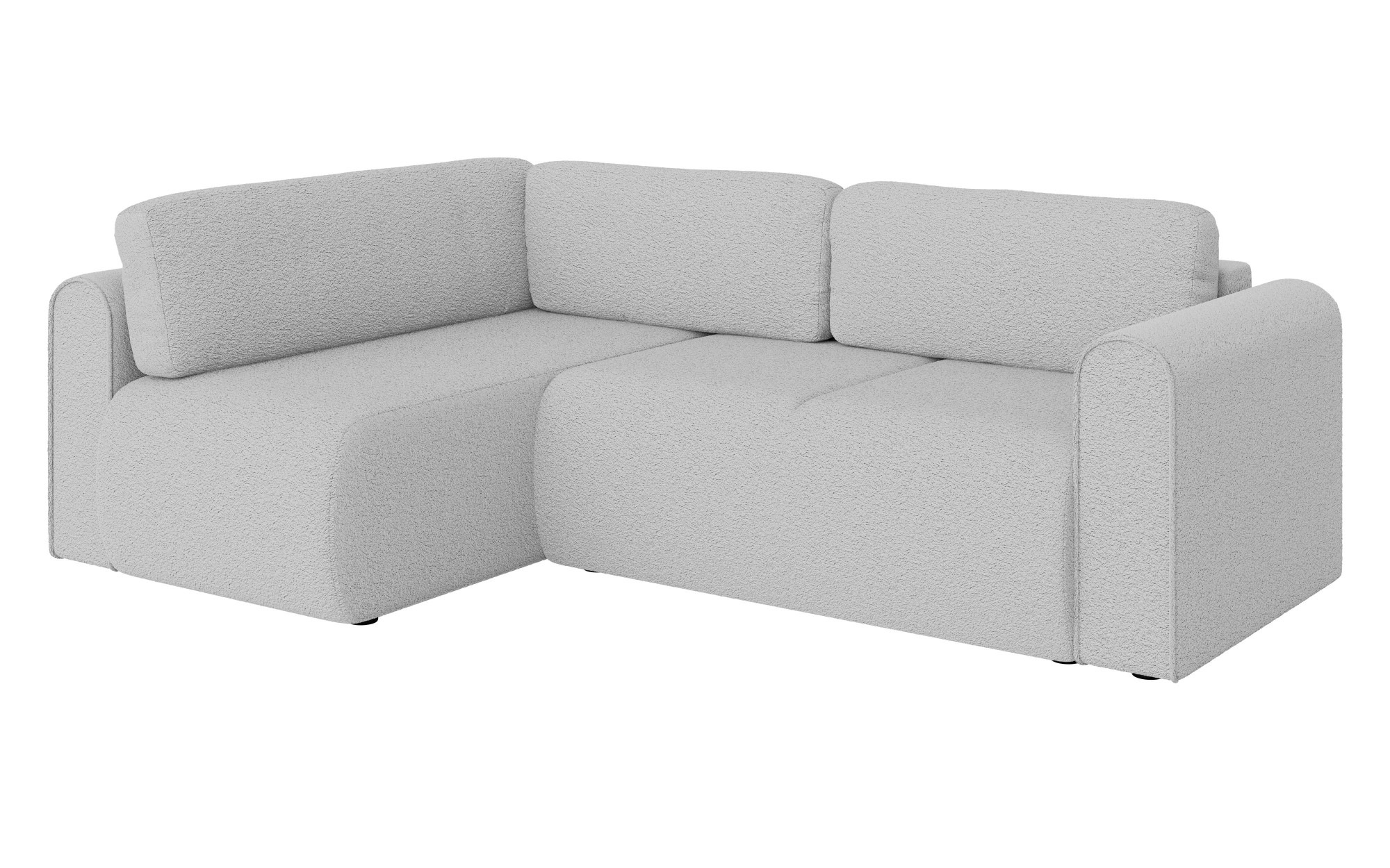 INOSIGN Ecksofa »Zacharia wahlweise Schlafsofa mit Bettkasten, B/T/H 250/166/86 cm«, L-Form mit Wellenunterfederung, Ottomane rechts oder links bestellbar