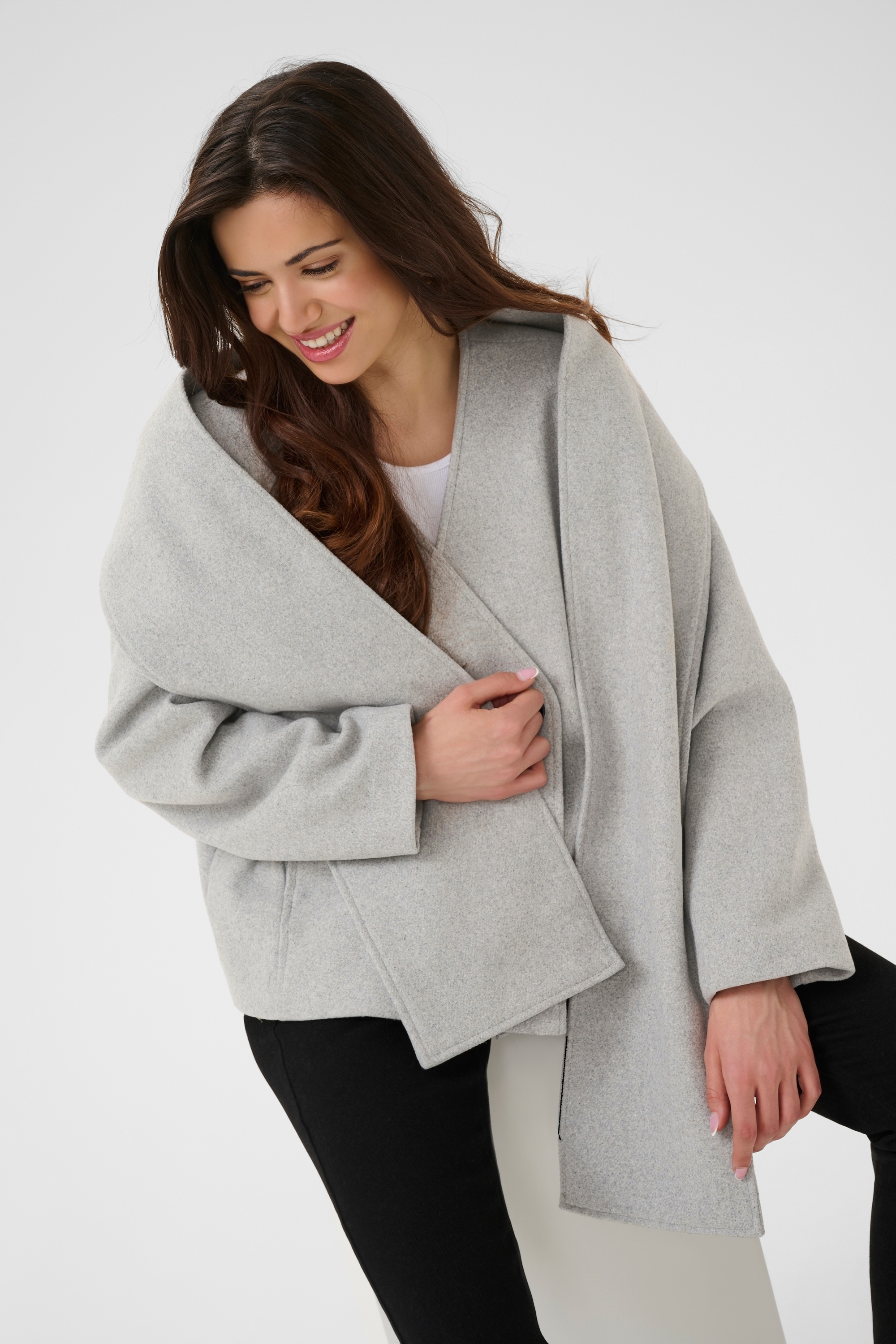 KAFFE Wintermantel »Damen Jacke KAscarlett«