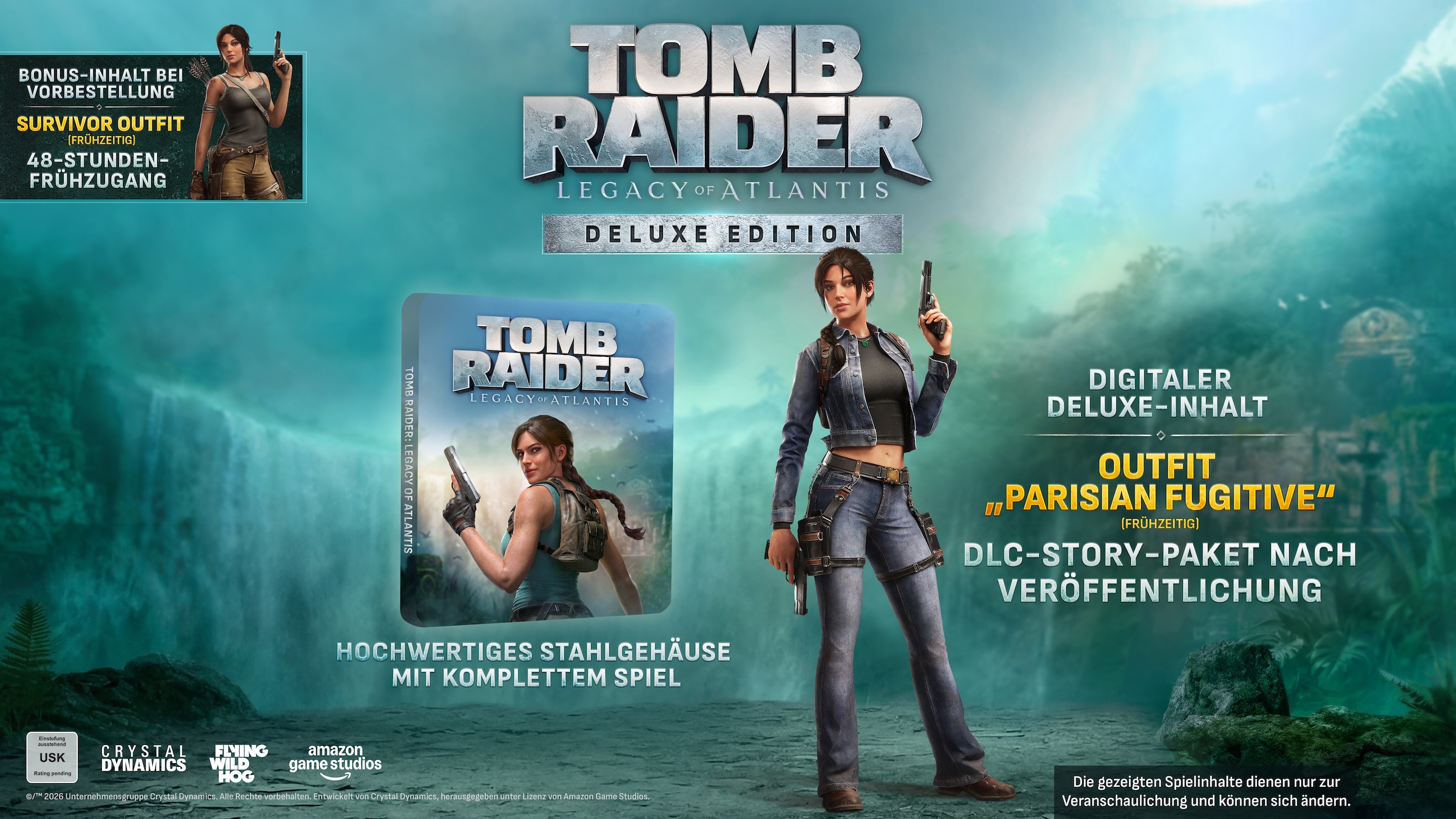 AMAZON GAME STUDIOS Spielesoftware »Tomb Raider: Legacy of Atlantis Deluxe Edition« Xbox Series X