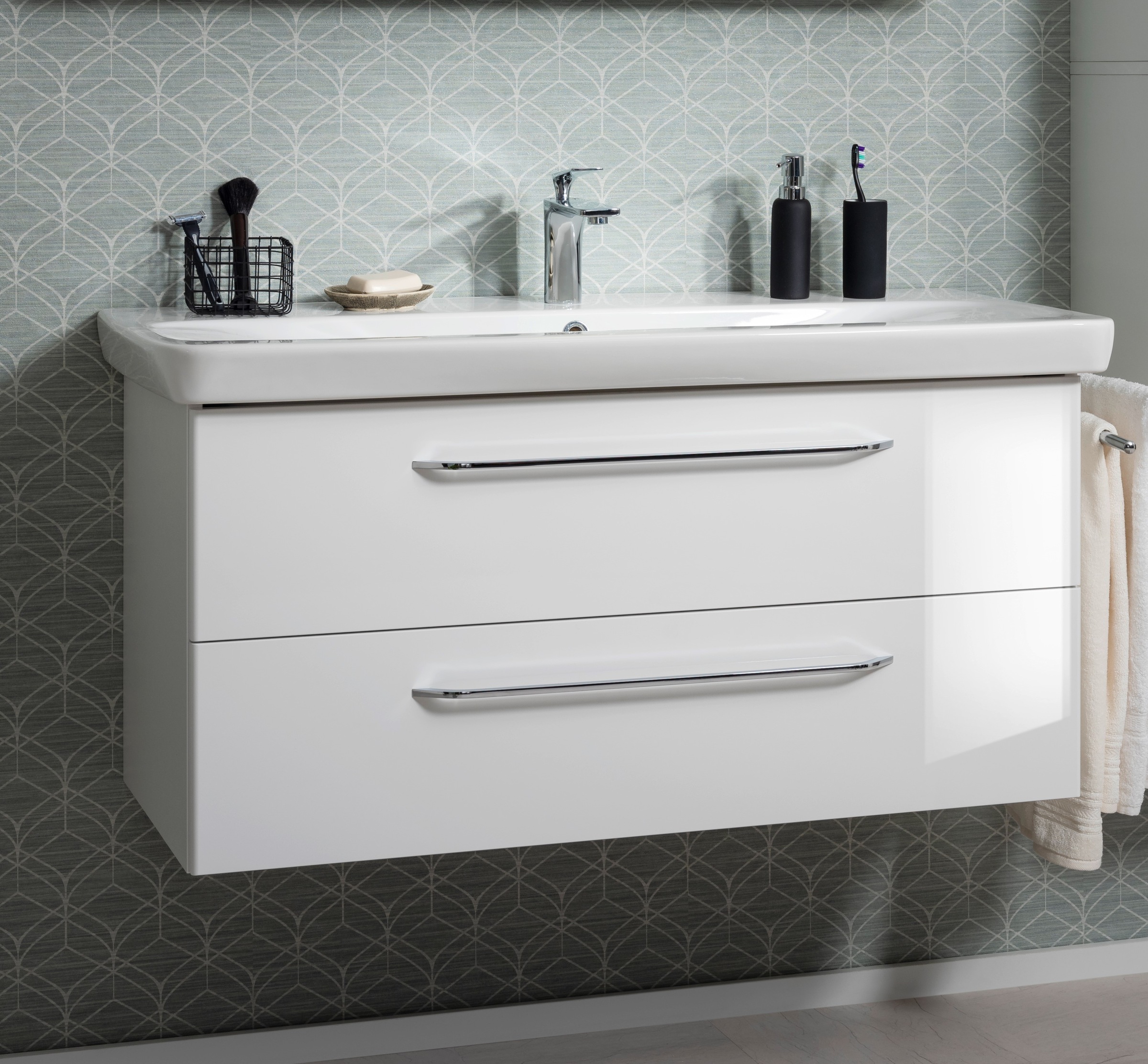 FACKELMANN Waschtisch »Waschplatz-Set MILANO« 2-teilig