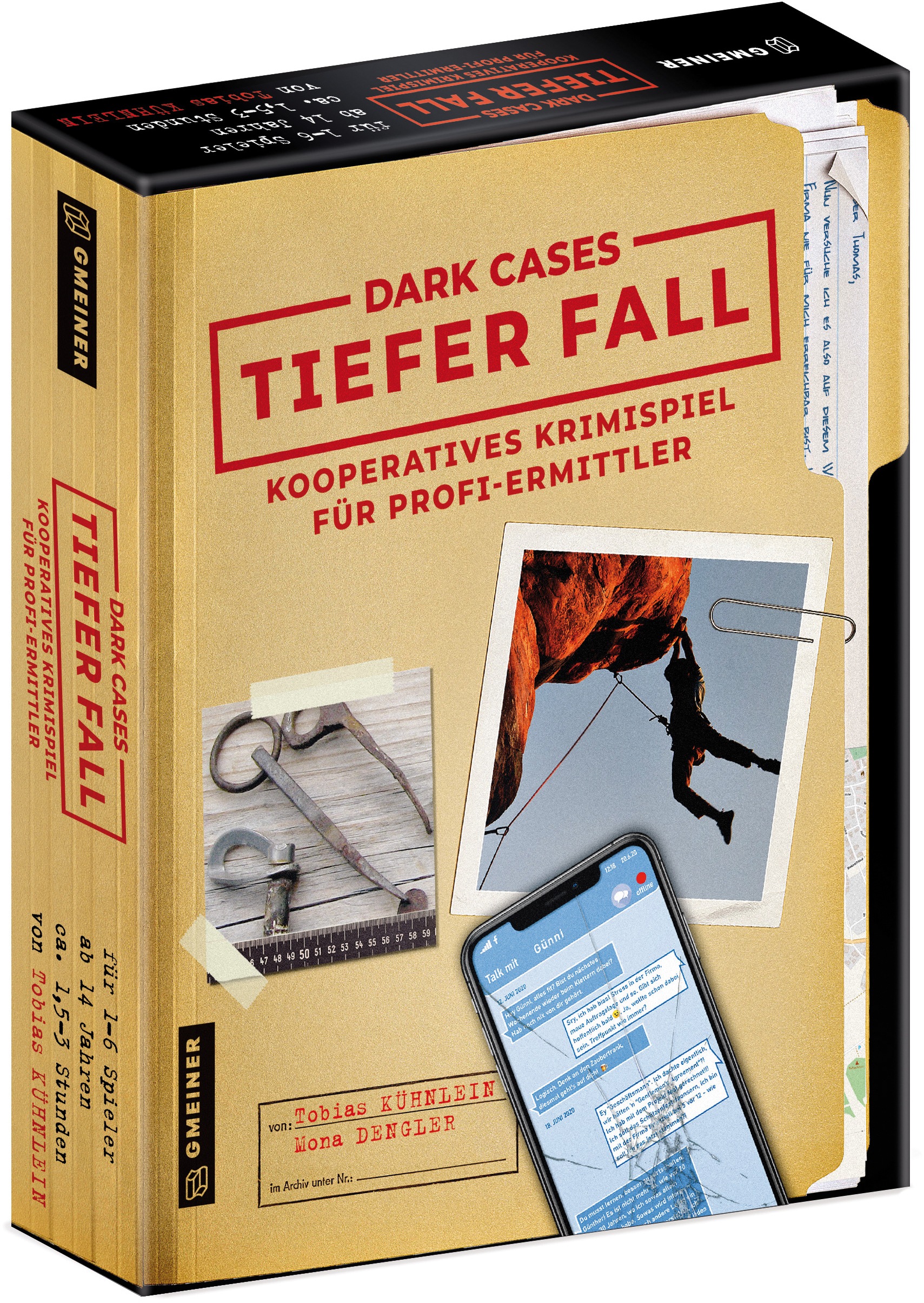 GMEINER Spiel »Dark Cases - Tiefer Fall«, Made in Germany