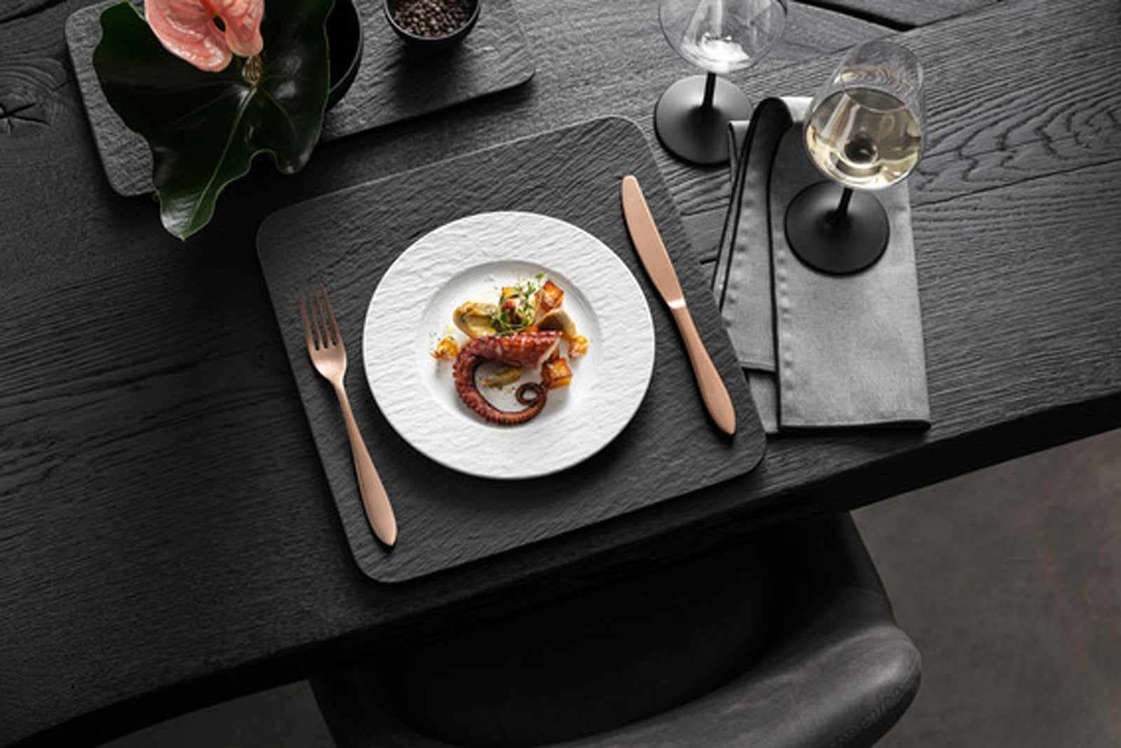 Villeroy & Boch Frühstücksteller »Frühstücksteller Manufacture Rock ø 22.0 cm 6er Set weiß«
