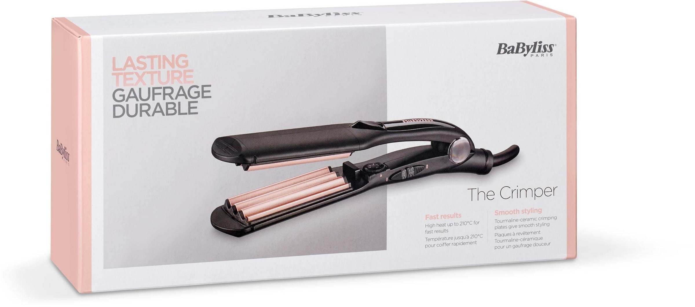 BaByliss Welleneisen »2165CE The Crimper«, Keramik-Turmalin-Beschichtung