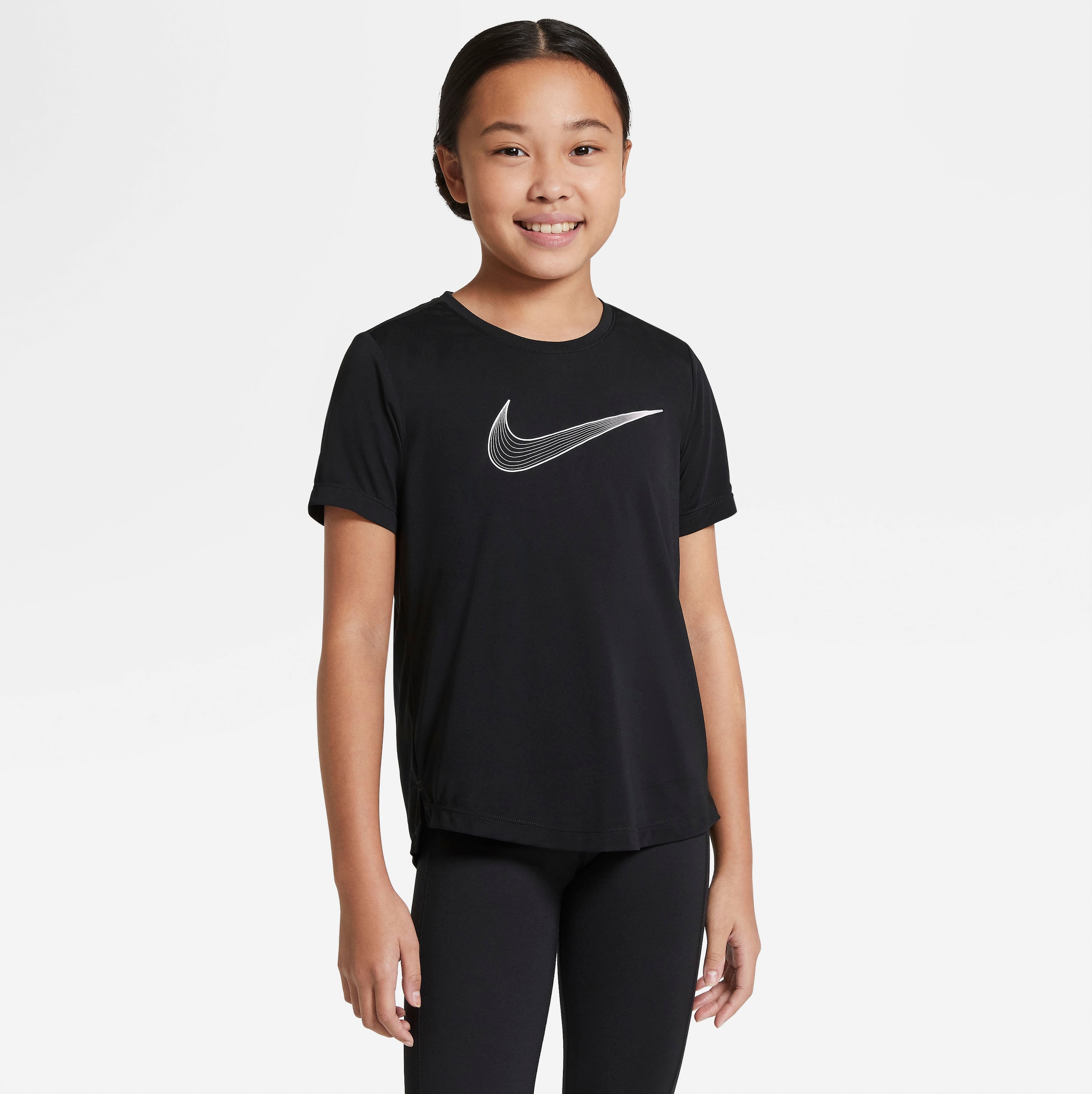 Nike Trainingsshirt »DRI-FIT ONE BIG KIDS' (GIRLS') SHORT-SLEEVE TRAINING TOP«