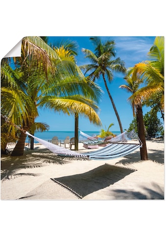 Artland Wandbild »Florida Keys Strandleben«, Strand, (1 St.), in vielen Größen &... kaufen