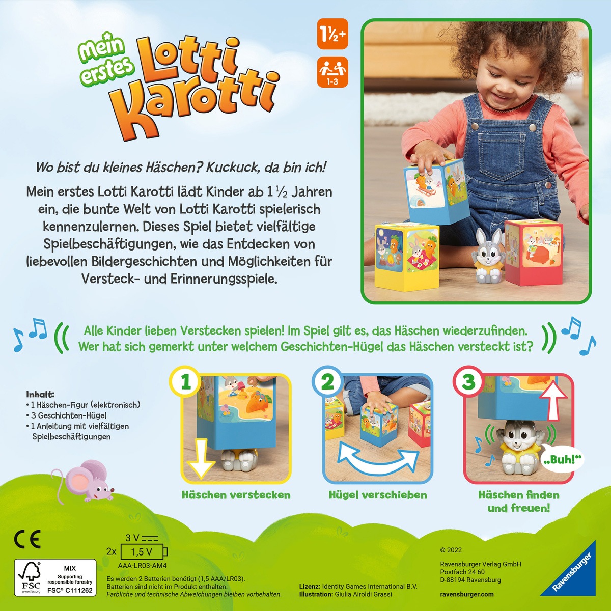 Ravensburger Spiel »Mein erstes Lotti Karotti«, Made in Europe