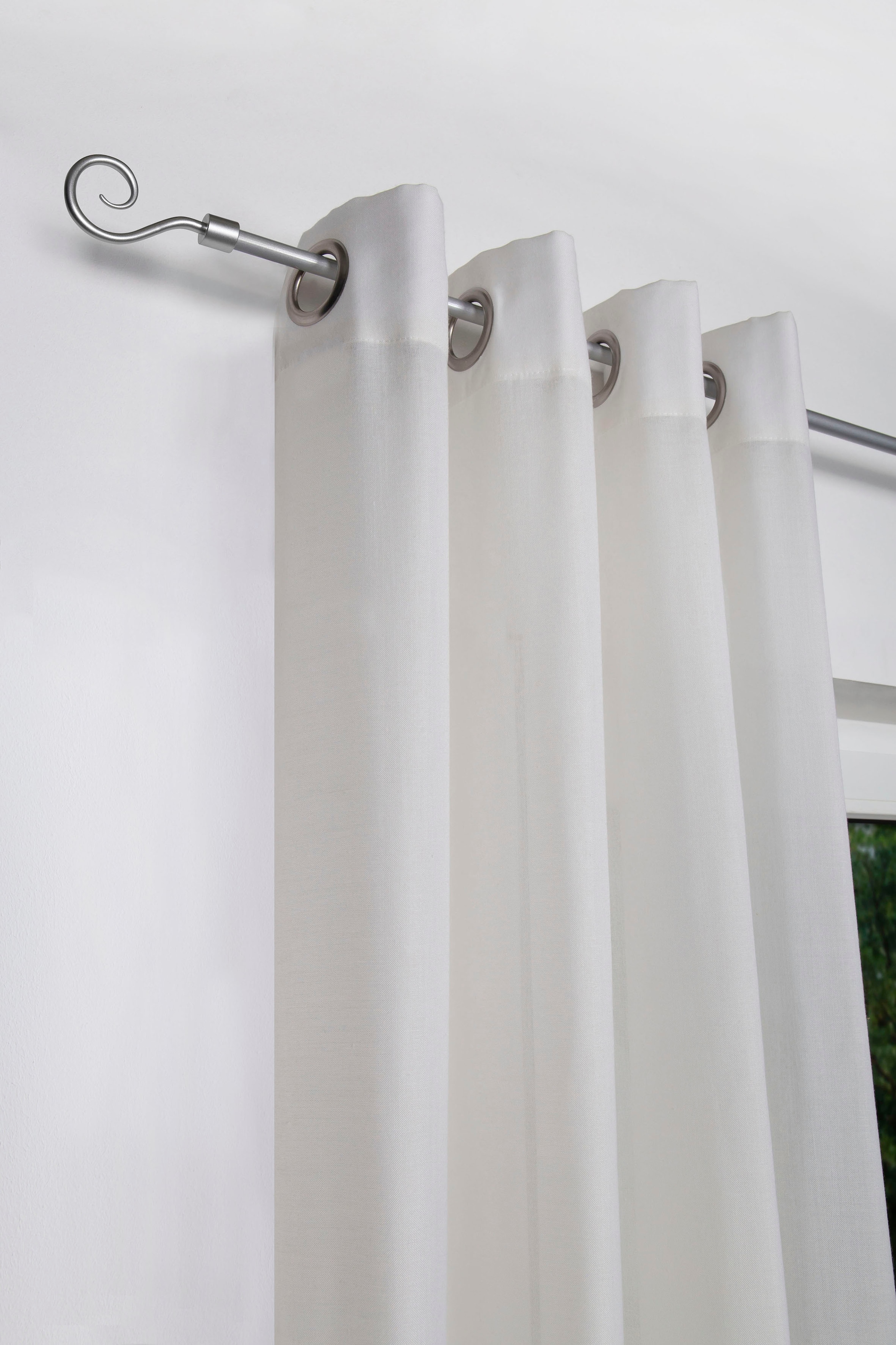 mydeco Gardinenstange »Hook«, 1 läufig-läufig, ausziehbar