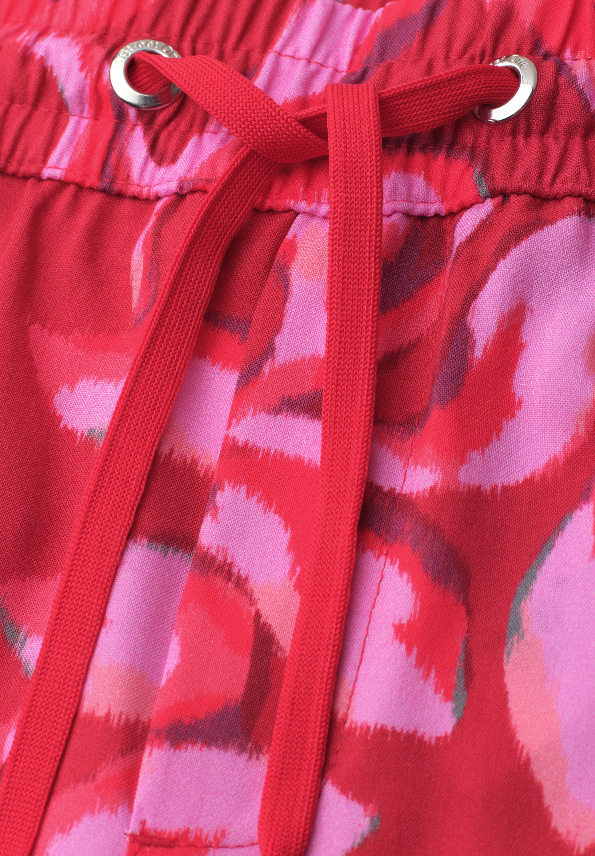STREET ONE 7/8-Hose »Style Emee«  bedruckt, mit Taschen, weites Bein