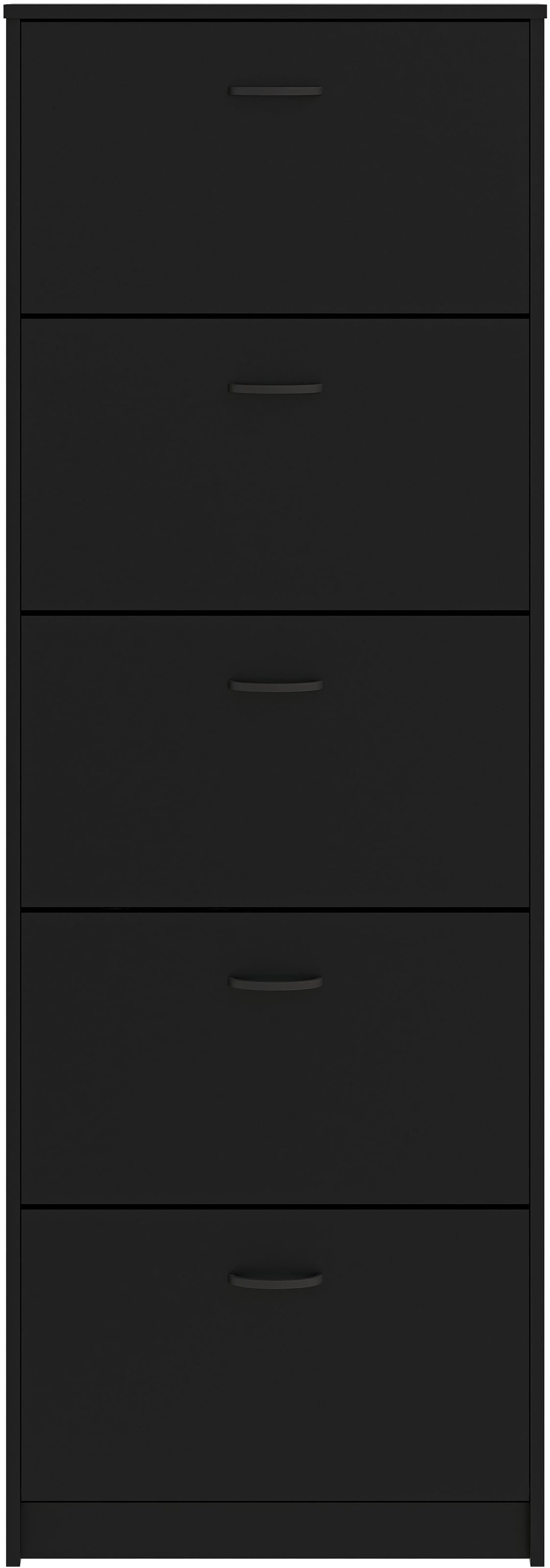 FMD Schuhschrank »Step 5«, Schuhkipper mit 5 Schuhklappen, Höhe 168,5 cm, Tiefe 17 cm