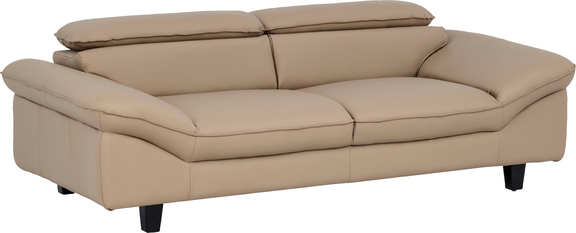Home affaire 3-Sitzer »Pilot«, Big-Sofa mit Kopfteilverstellung