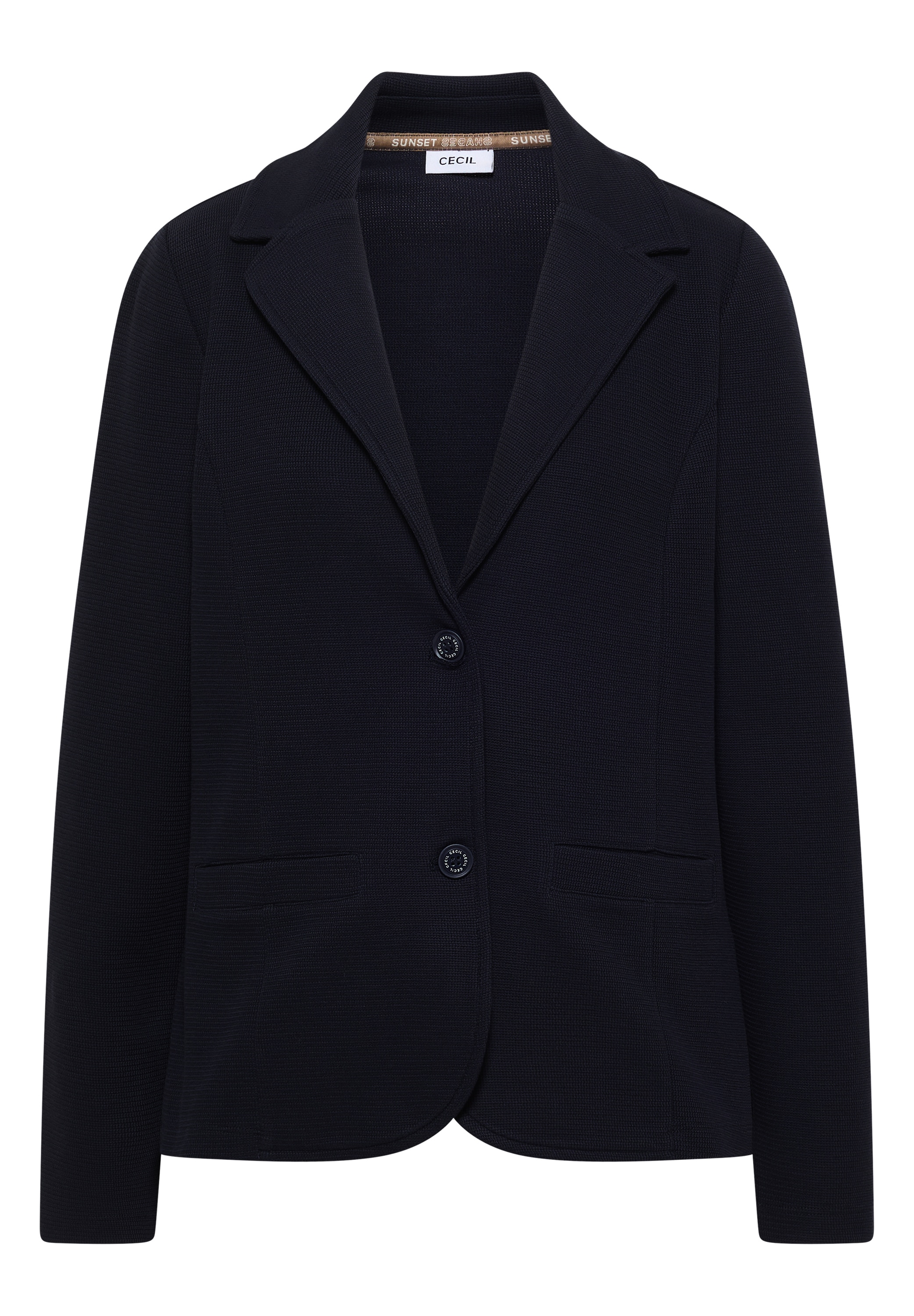 Cecil Jackenblazer mit Struktur in Unifarbe
