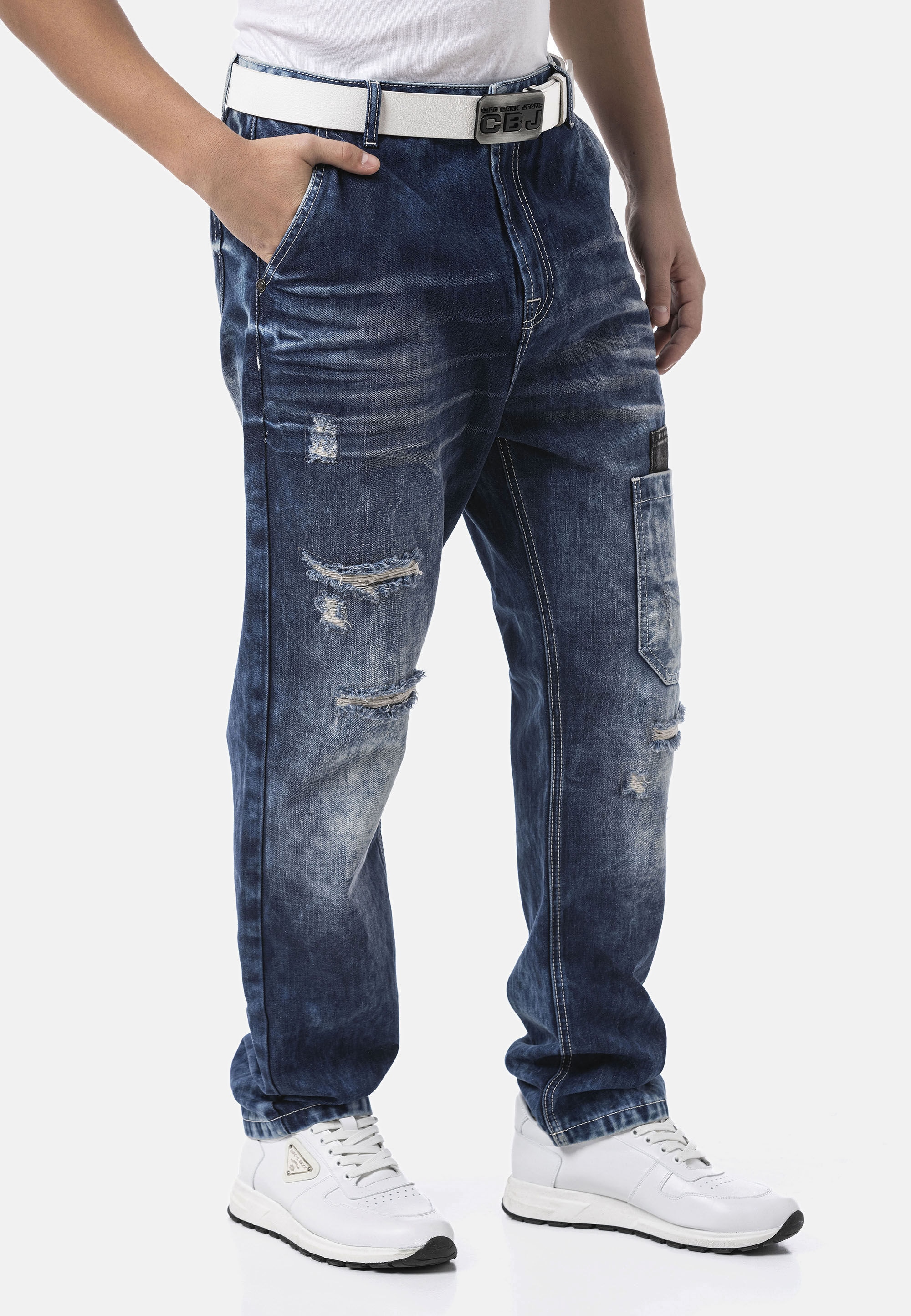 Cipo & Baxx Relax-fit-Jeans »Cipo & Baxx Jeanshose CD907«