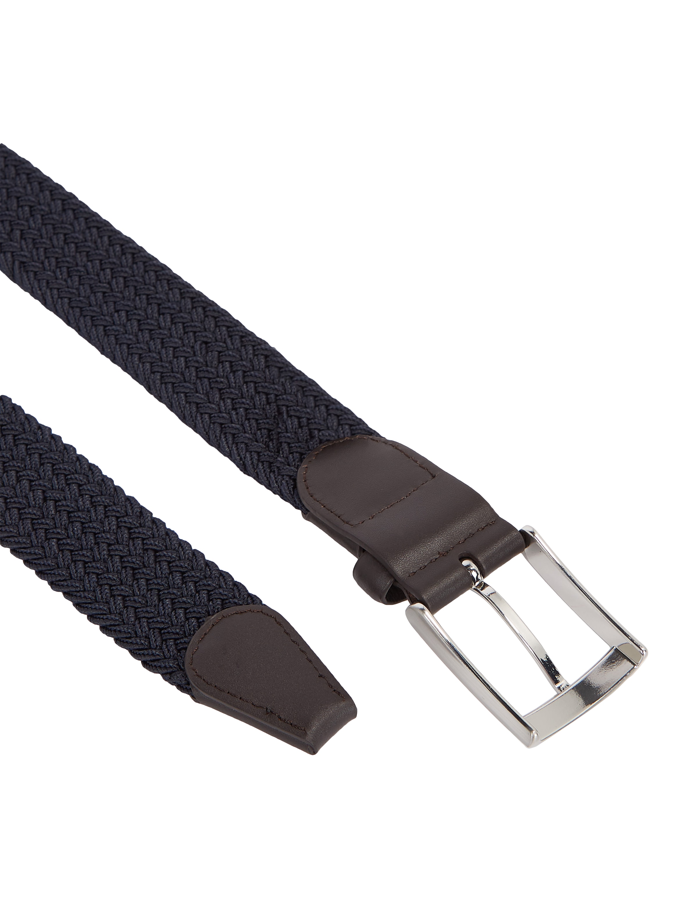 Tommy Hilfiger Stoffgürtel »New Adan Belt 3,5 cm«, NEW ADAN BELT aus geflochtenem Stretch-Gurtbandgewebe