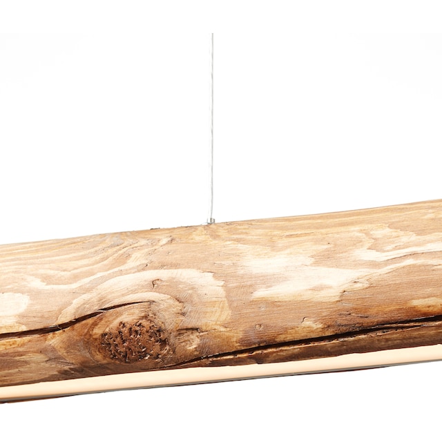 Brilliant LED Pendelleuchte »Odun«, 1 flammig-flammig, 115 cm Breite,  Touchdimmer, 3100 lm, warmweiß, Holz, kiefer gebeizt online kaufen | mit 3  Jahren XXL Garantie