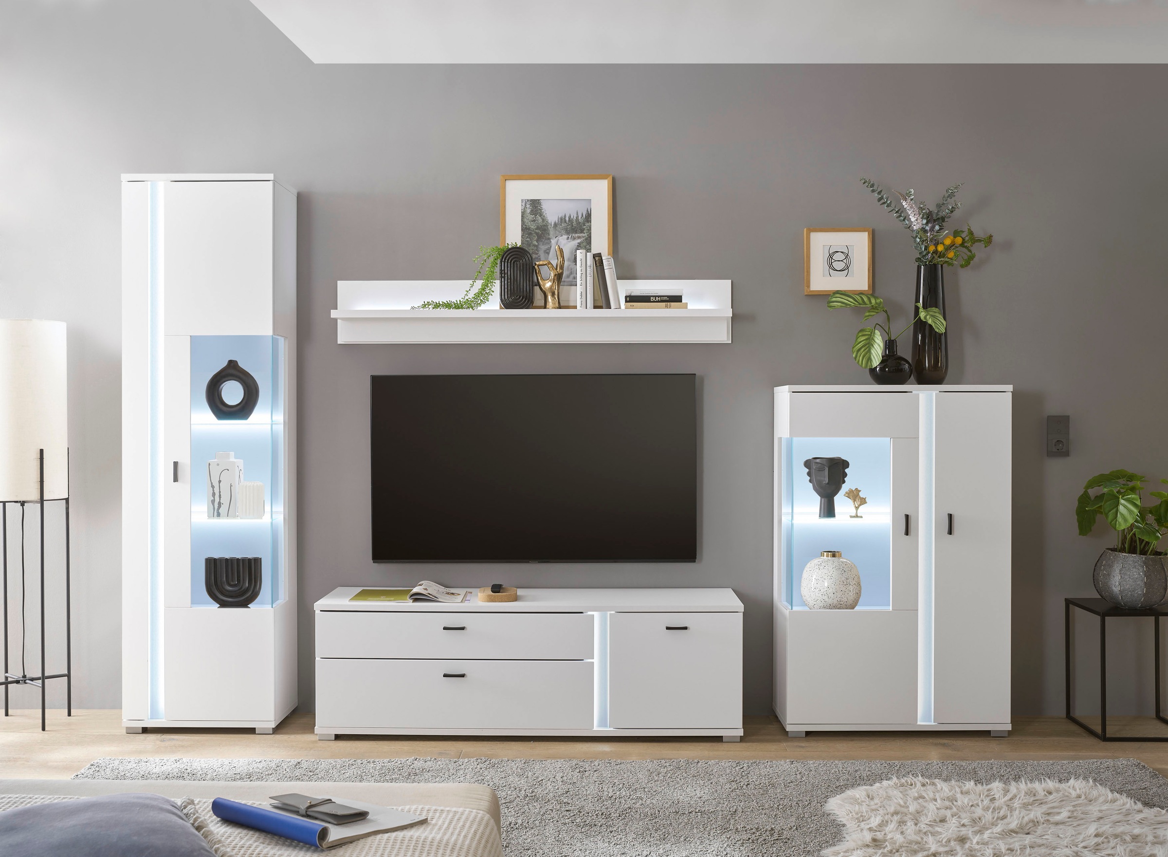 Home affaire Wohnwand »LONG ISLAND« Set, 4 Stk. tlg.