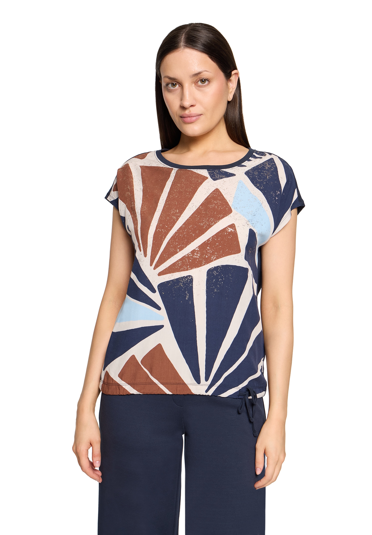 Betty&Co Print-Shirt »Patchwork-Shirt mit Print«