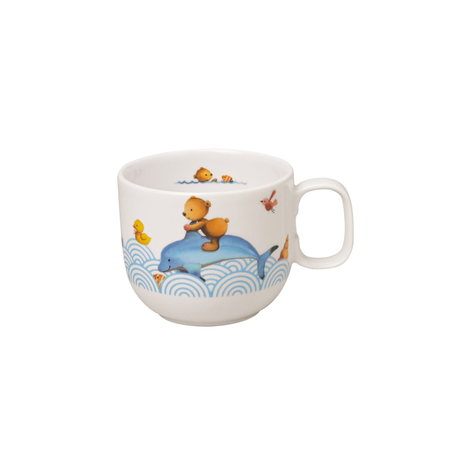Villeroy & Boch Kindergeschirr-Set »Kindergeschirrset Happy as a Bear 2er Set bunt« Spülmaschinenfest, Mikrowellensicher