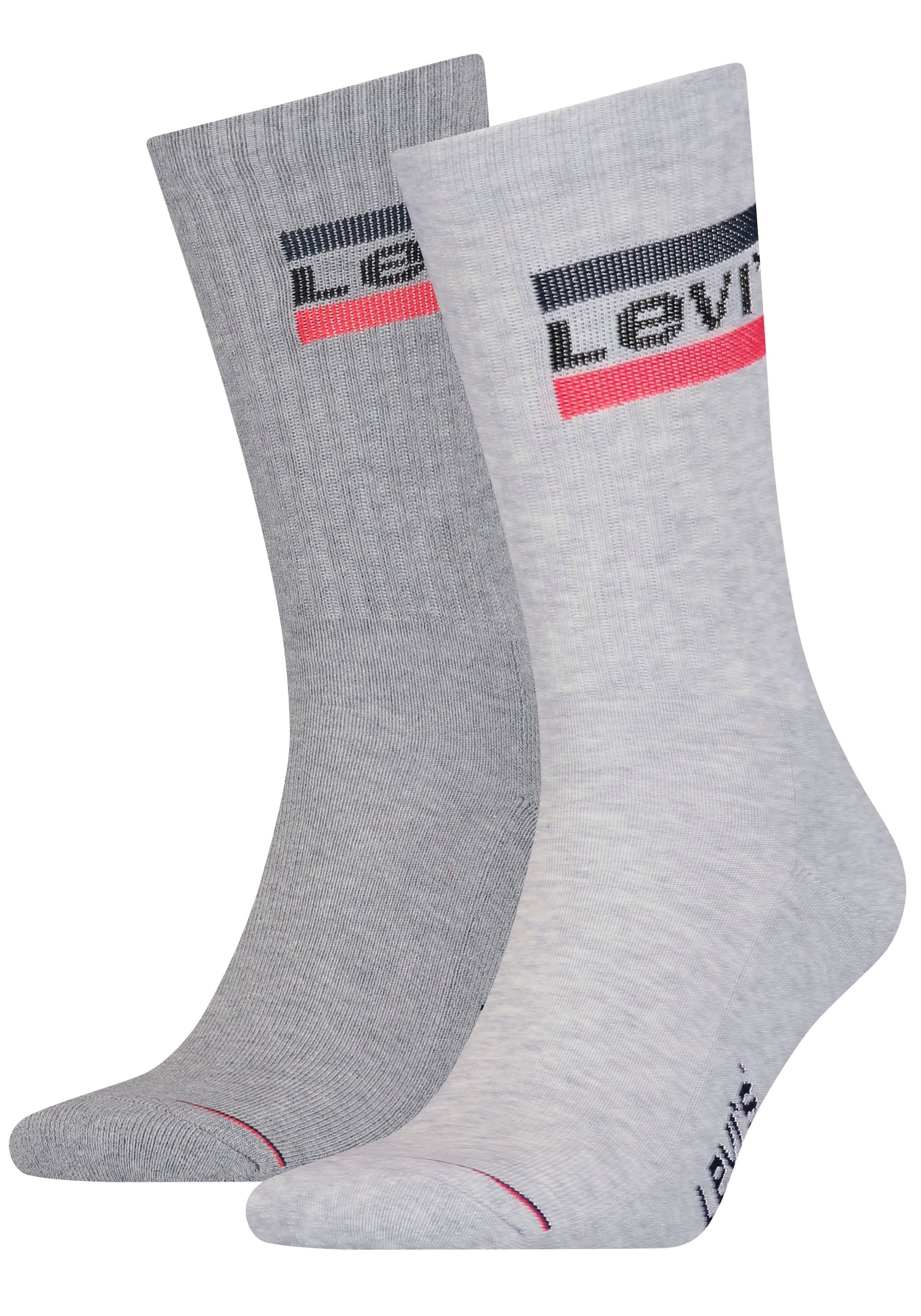 Sportsocken, (Packung, 2 Paar), mit breitem Logobund