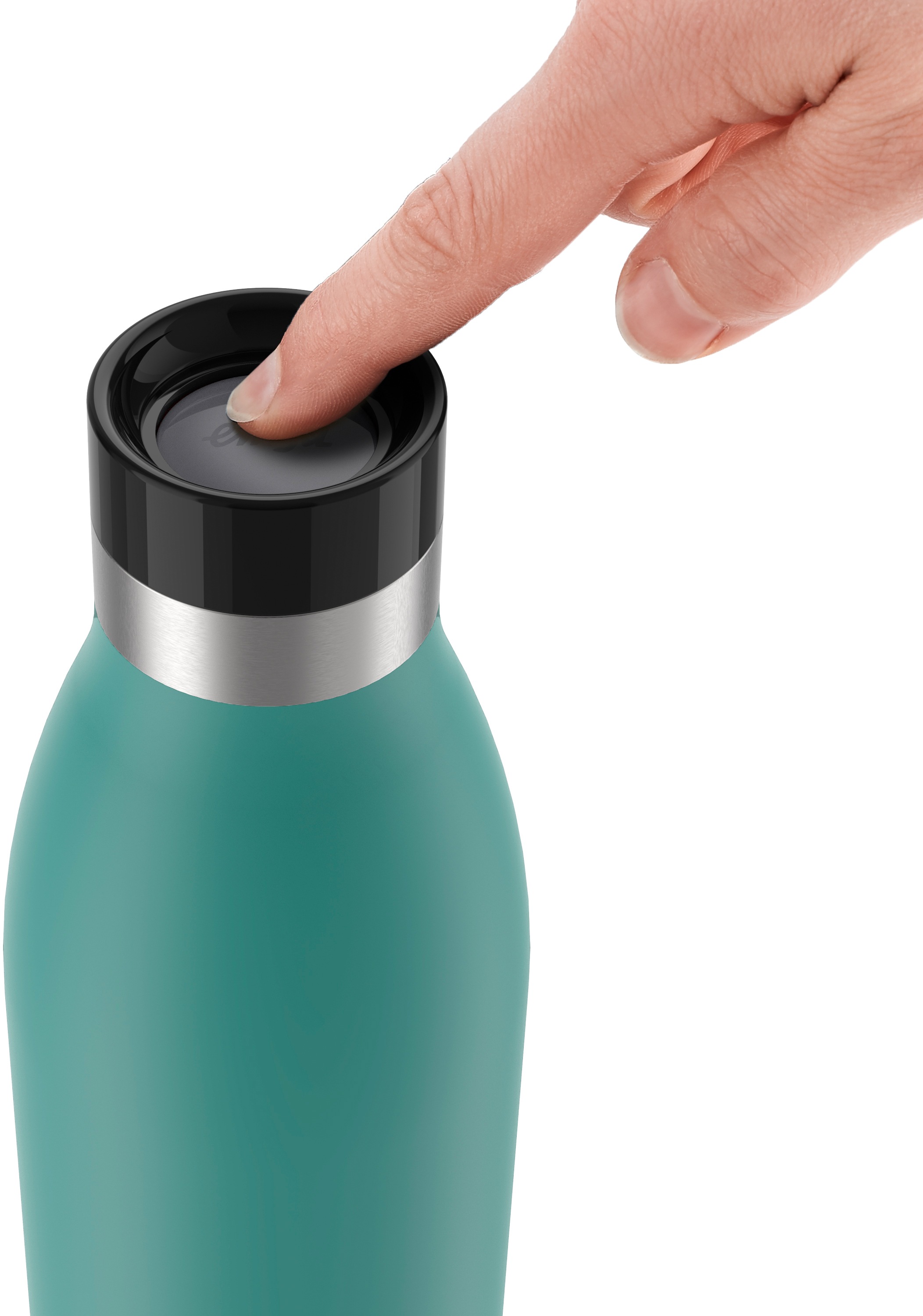 Emsa Trinkflasche »Bludrop Color«, (1 tlg.), nachhaltig, wiederverwendbar, Flasche aus Edelstahl ...