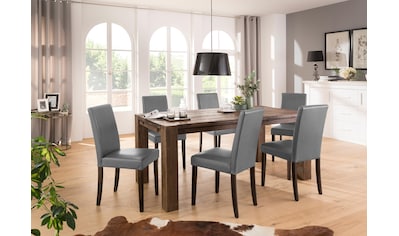 Home affaire Essgruppe »Livara«, (Set, 7 tlg.), bestehend aus 6 Lucca Stühlen und dem... kaufen