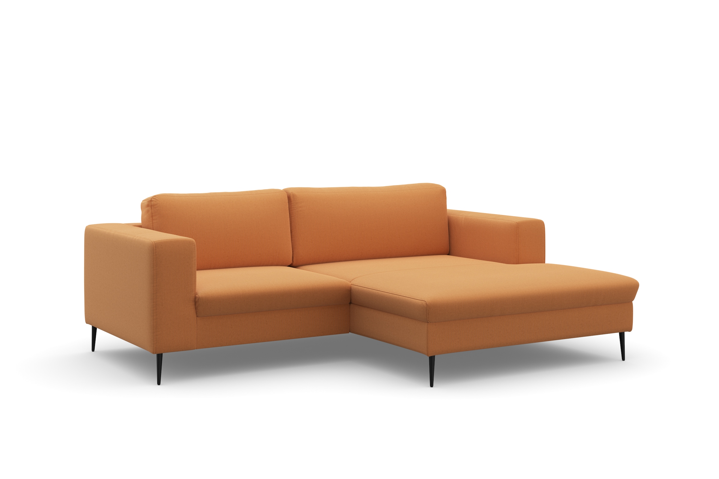 DOMO collection Ecksofa »Modica L-Form«, moderne Optik mit großzügiger RecamiÃ¨re, auch in Cord