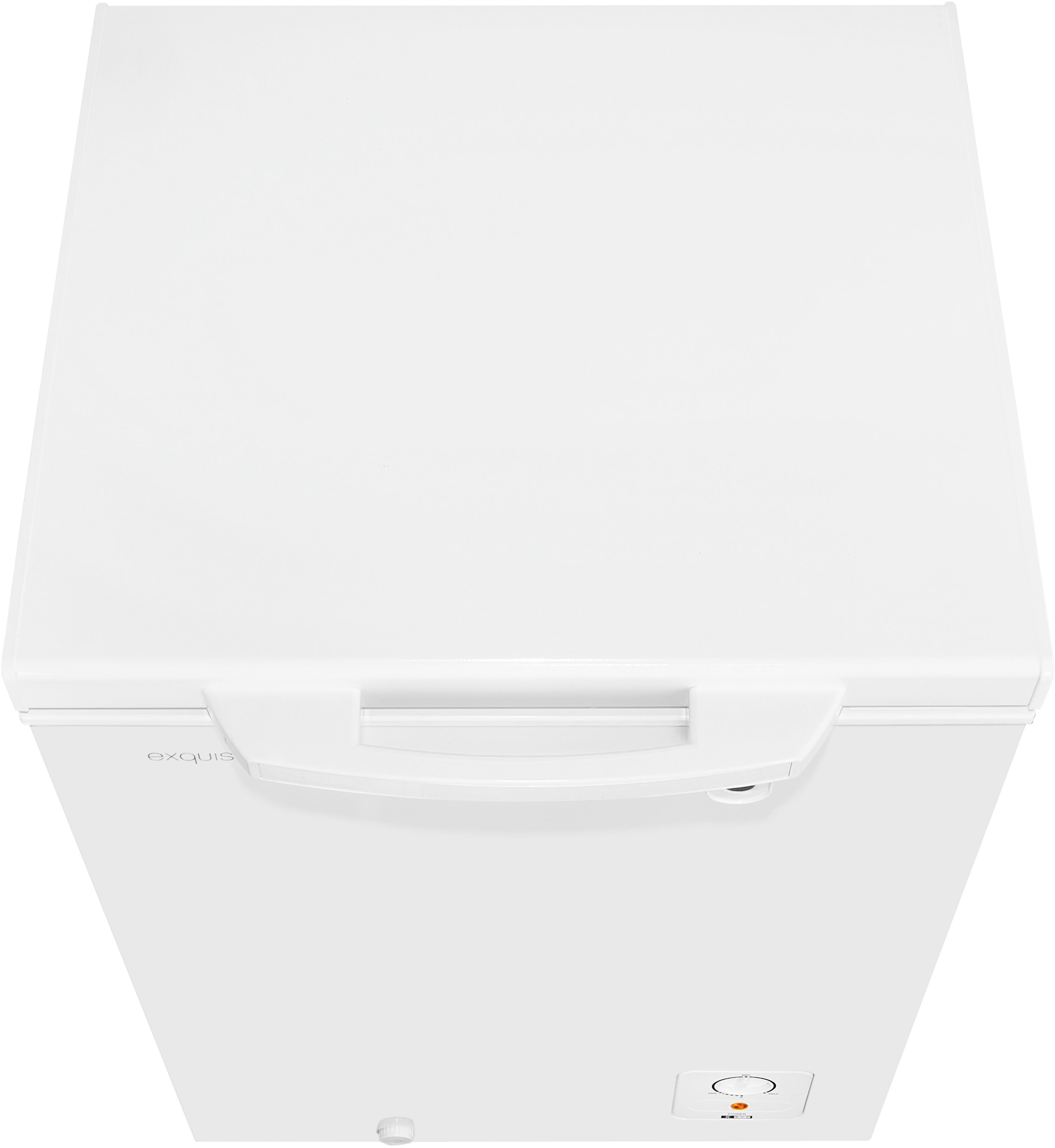 exquisit Gefriertruhe »GT100-011D weiss«, 85,4 cm hoch, 54,6 cm breit