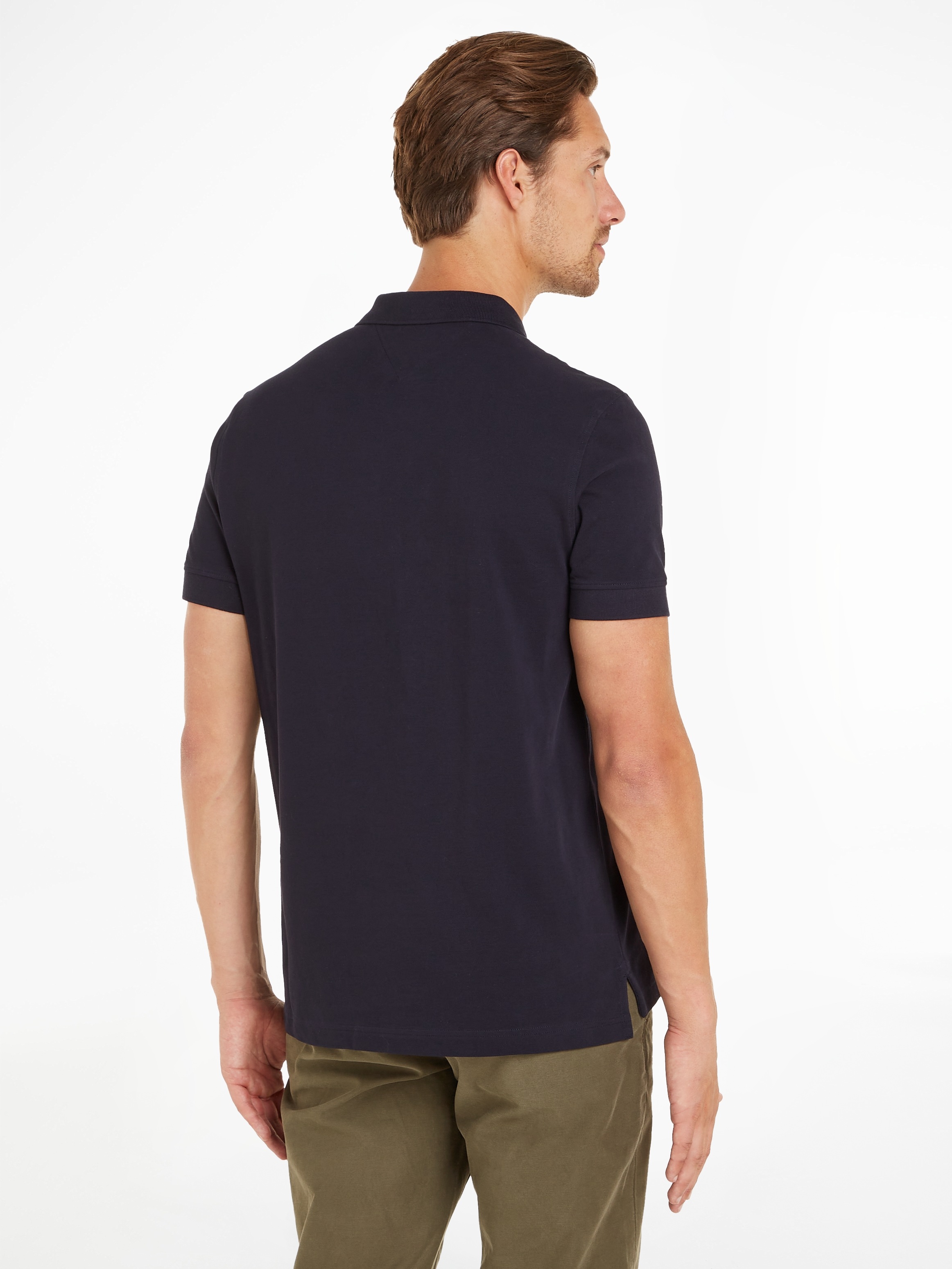 Tommy Hilfiger Poloshirt »MONOTYPE COLORBLOCK REG POLO«, mit großem Tommy Hilfiger Schriftzug
