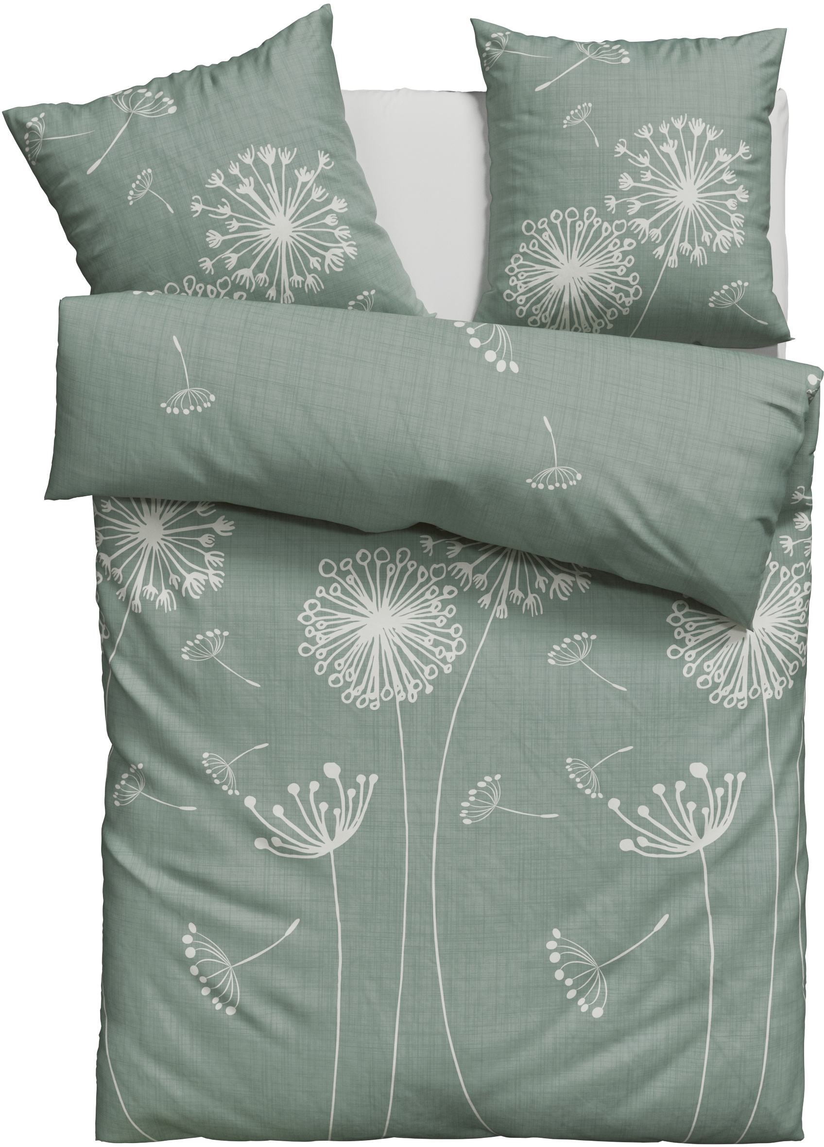 OTTO home »SOUCY in vier Qualitäten erhältlich, Leinenstruktur« 2 100% Baumwolle, auch PREMIUM Qualitäten Renforcé-Tencel & Satin TC300