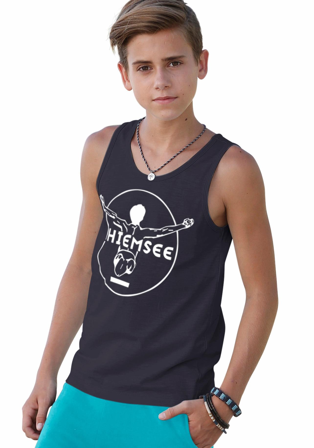 in Logodruck-Druck Tanktop Kontrast mit Chiemsee »BASIC«