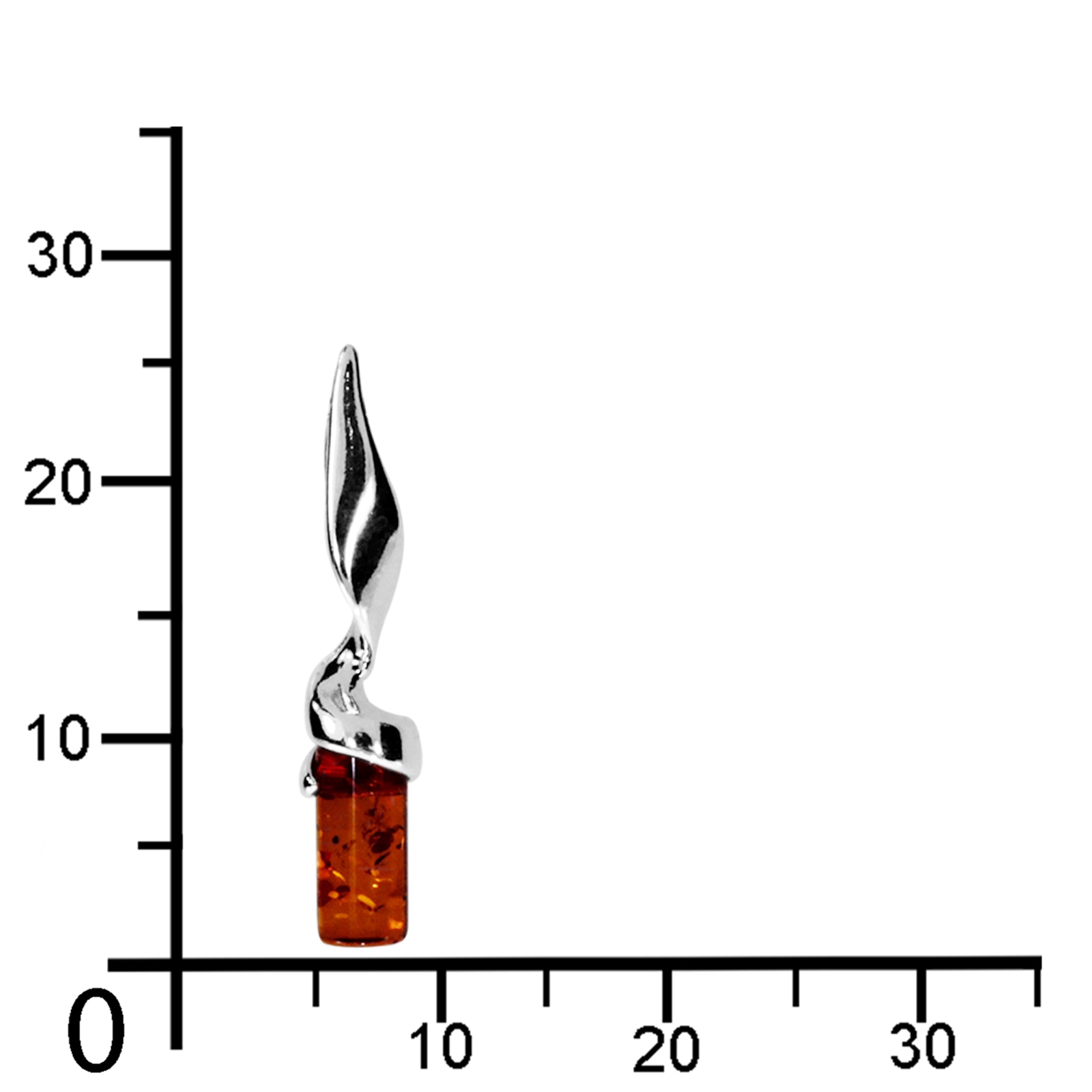 OSTSEE-SCHMUCK Kettenanhänger »- Ella - Silber 925/000 - Bernstein«