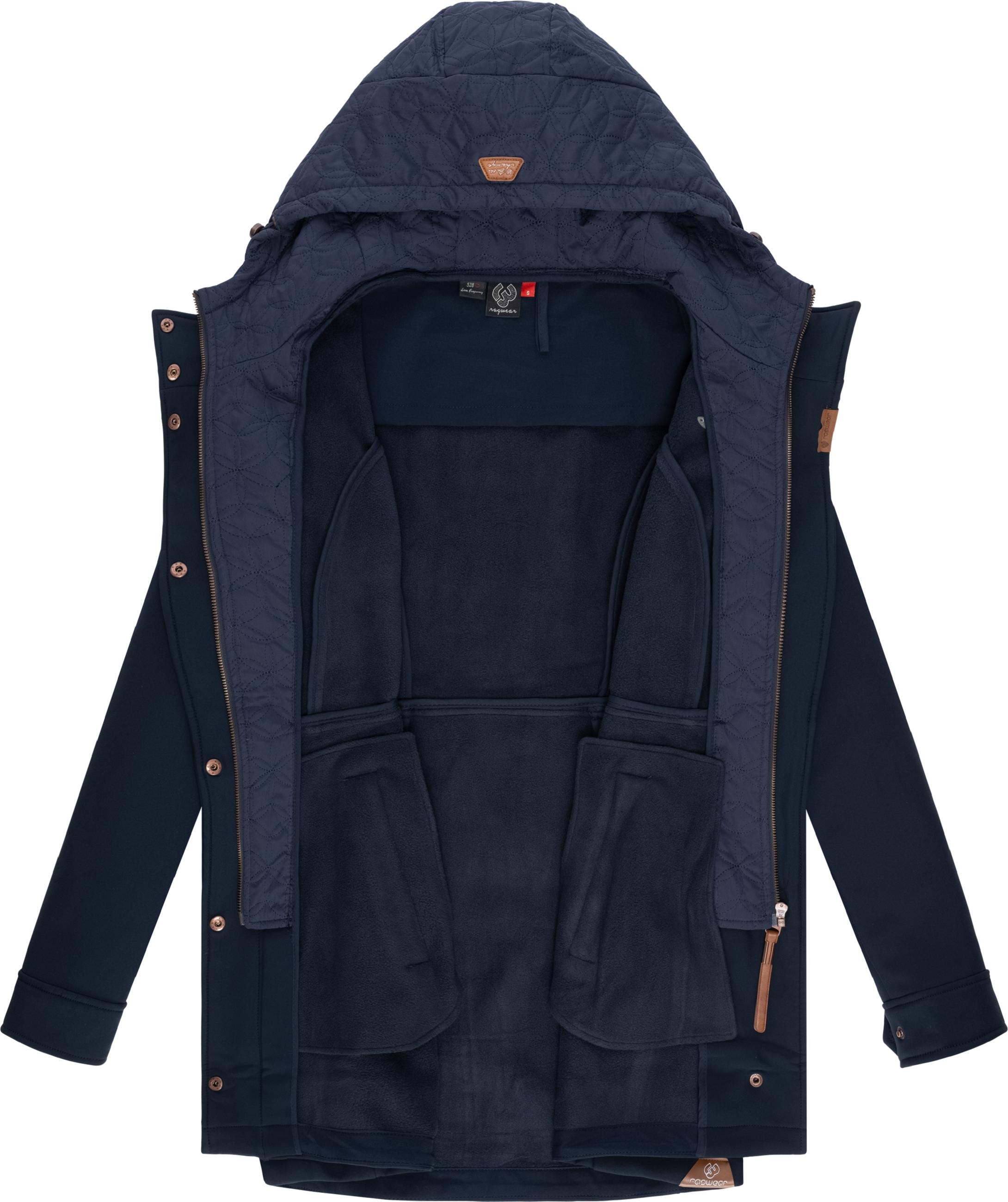 Ragwear Regenmantel »Softshellmantel Ybela«