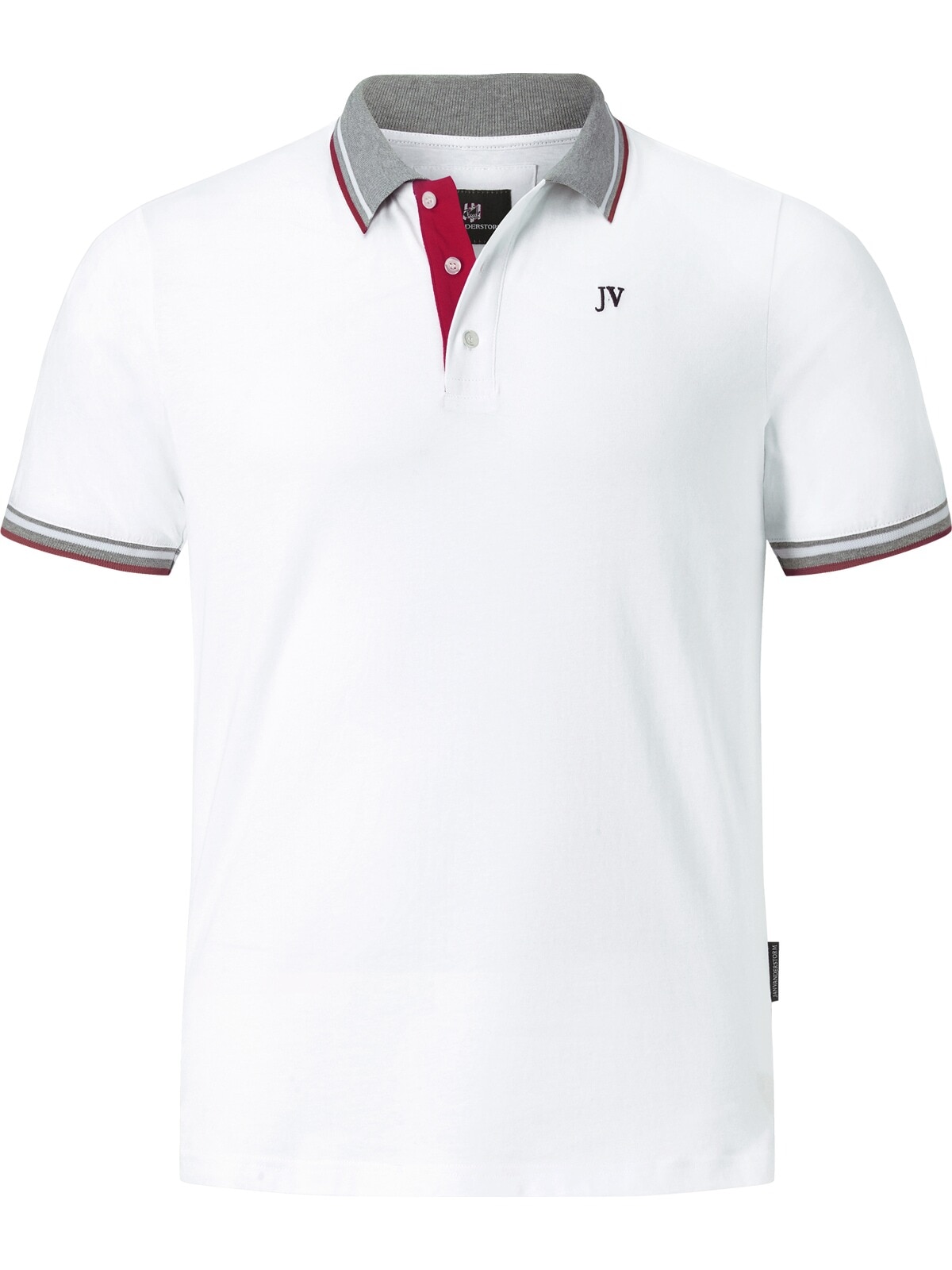 Jan Vanderstorm Poloshirt »Doppelpack Poloshirt JOHAN«, (2 tlg.), in zwei Designs (2er-Pack)