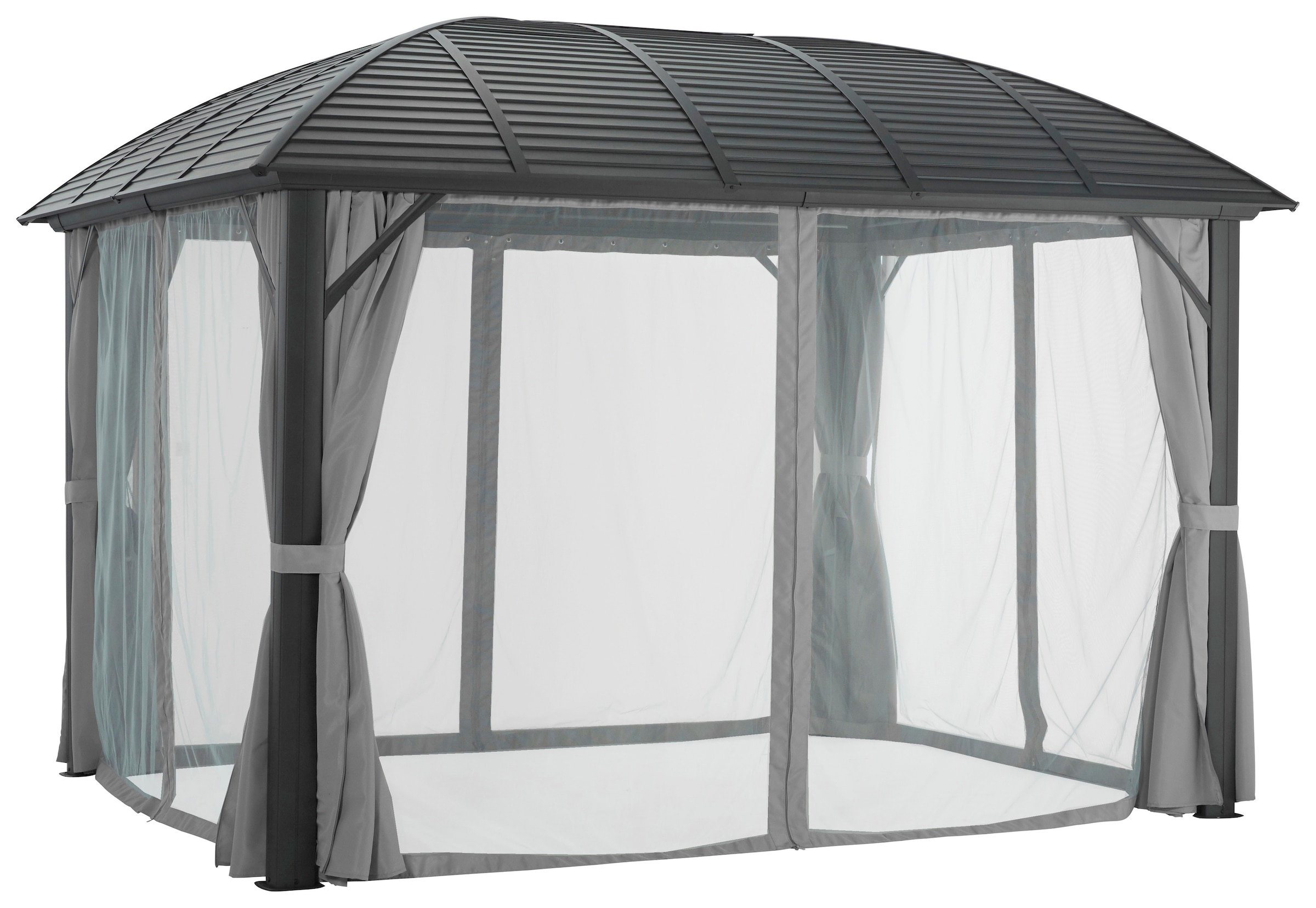 KONIFERA Pavillon »Juni«, BxT: 300x365 cm oder 300x425 cm, Aluminiumgestell