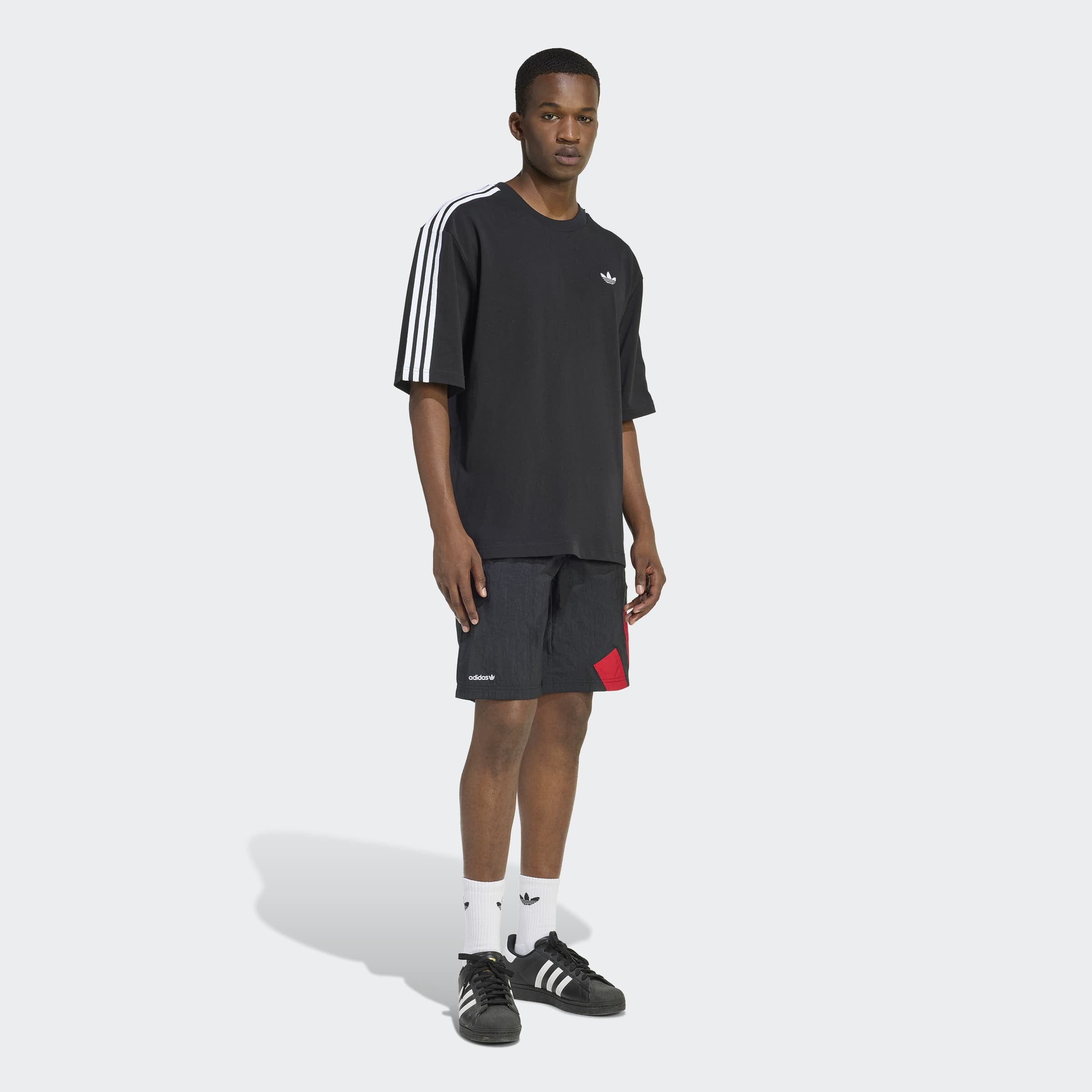 adidas Originals T-Shirt »ADICOLOR 3-STREIFEN OVERSIZE«