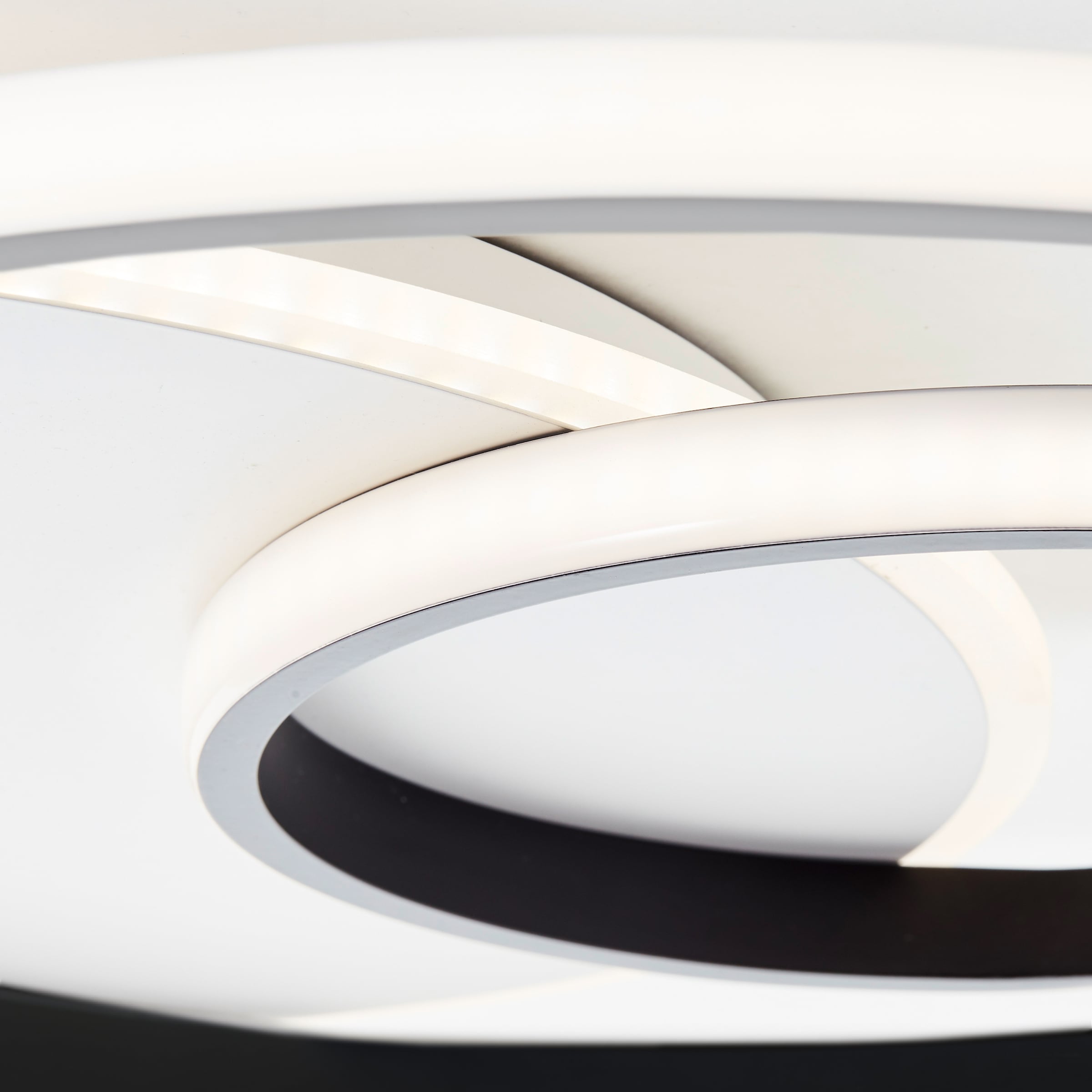 Brilliant LED Deckenleuchte »Merapi«, 3 XXL 4100 online Jahren warmweißes 50,8 kaufen Metall/Kunststoff, flammig-flammig, cm, weiß/schwarz 1 mit | Licht, Garantie lm, Ø