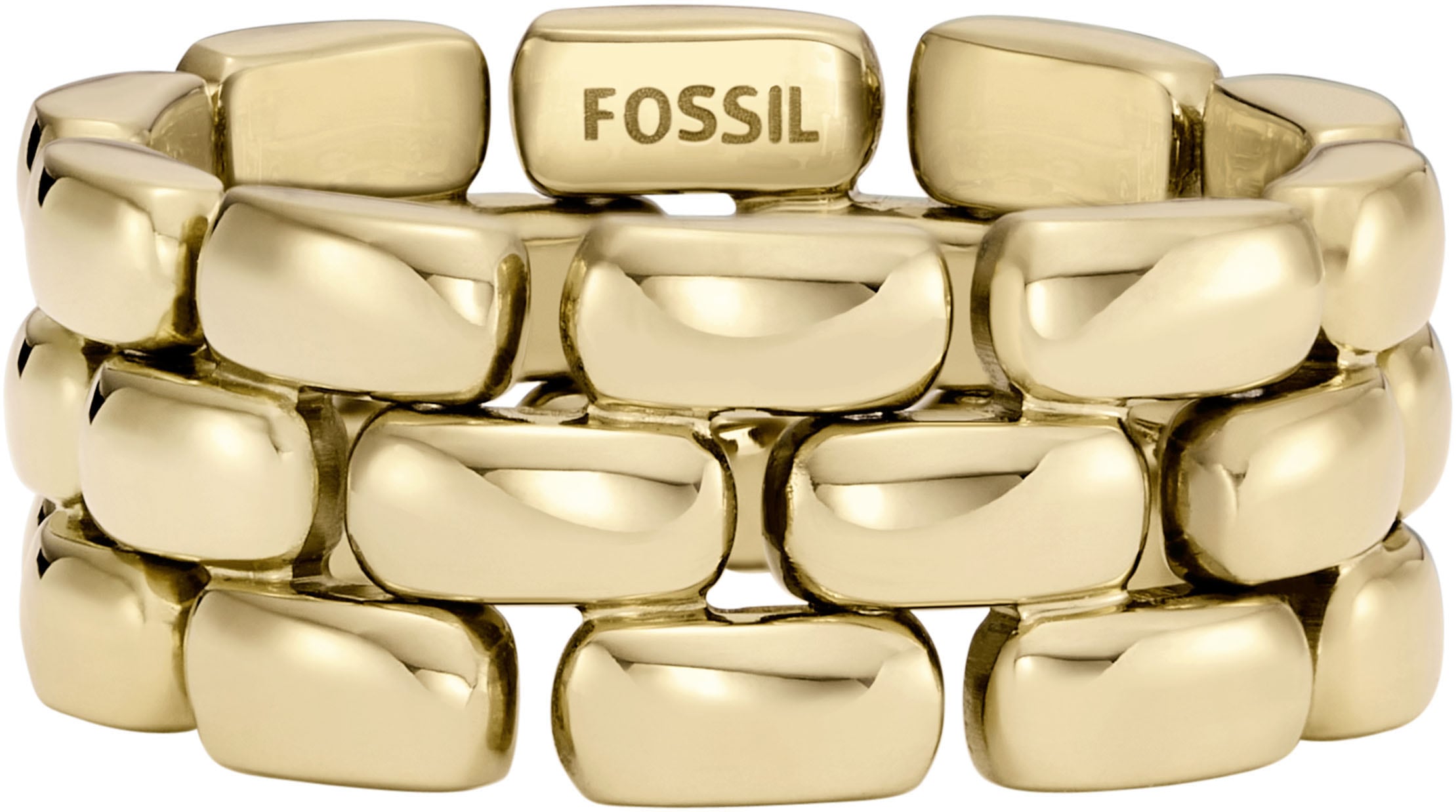 Fossil Fingerring »Schmuck Geschenk Edelstahl Ring Arden, JF04785710«