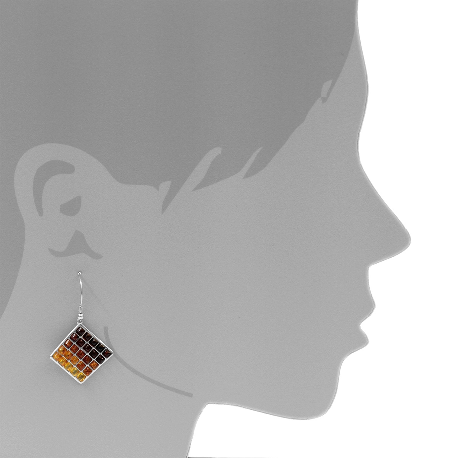 OSTSEE-SCHMUCK Paar Ohrhänger »- Jeanette - Silber 925/000 - Bernstein«