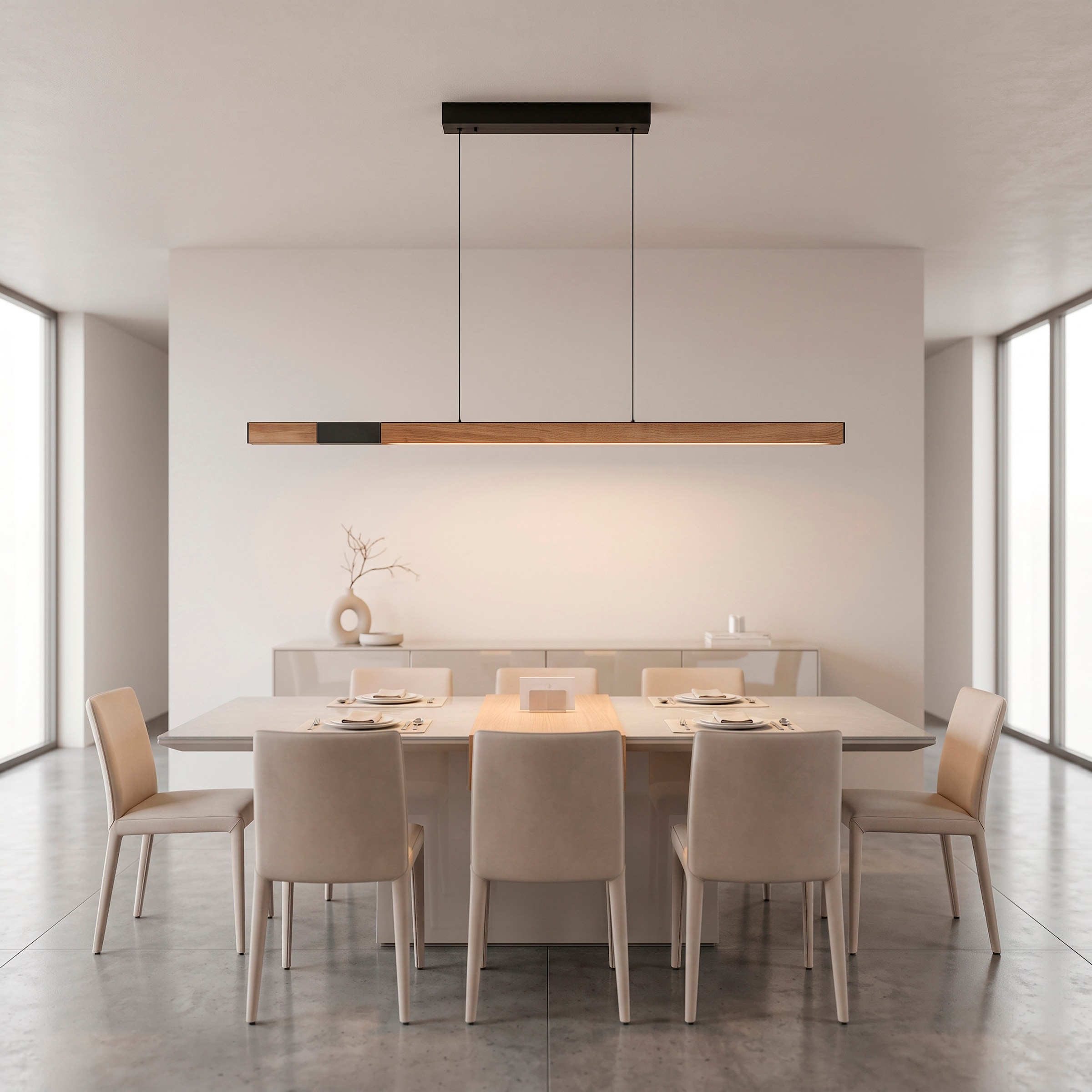 Paul Neuhaus LED Pendelleuchte »ADRIANA SQUARE« LED-Board 1 Stk. warmweiß - kaltweiß Up- & Downlight, Comfort Lift, ausziehbar 120-179cm, CCT + dimmbar